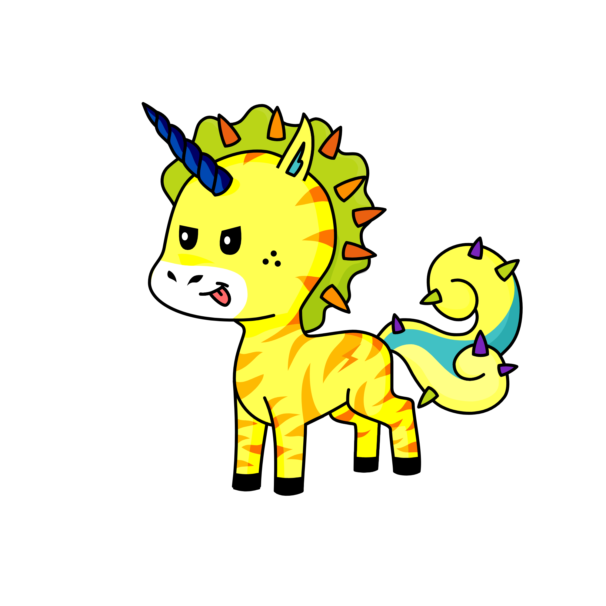 v  , the unicorn