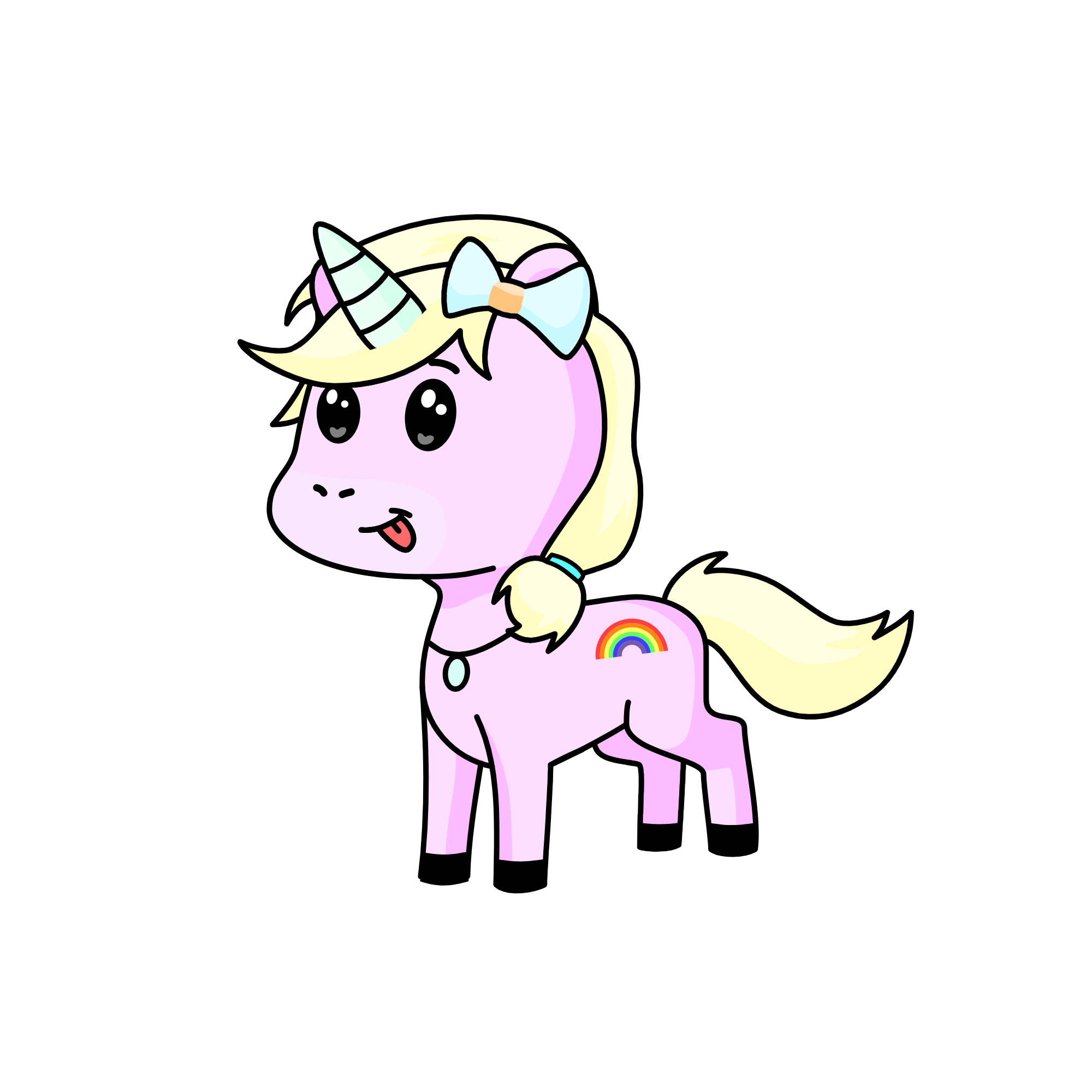 Cupcake, the unicorn