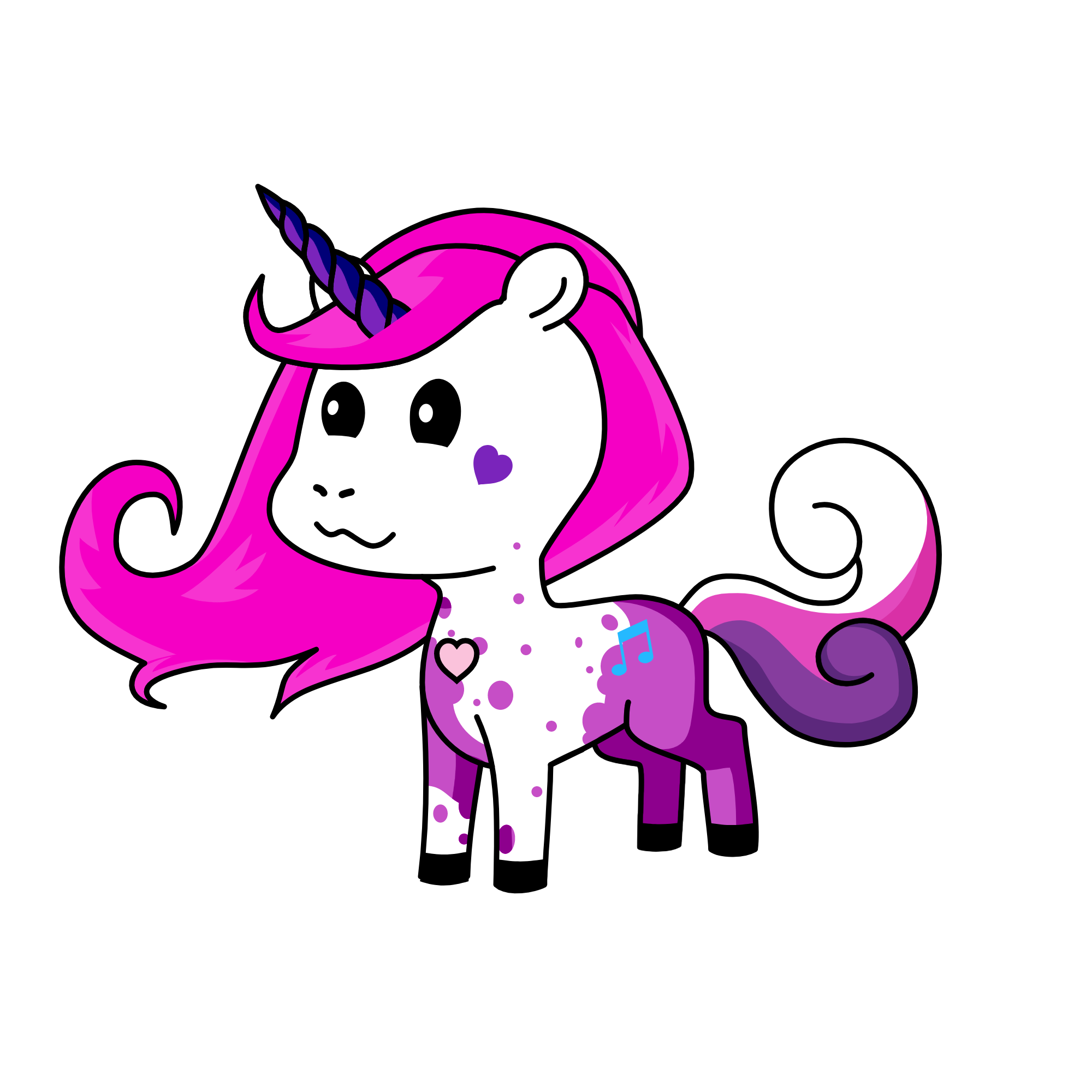 Sunny heart, the unicorn