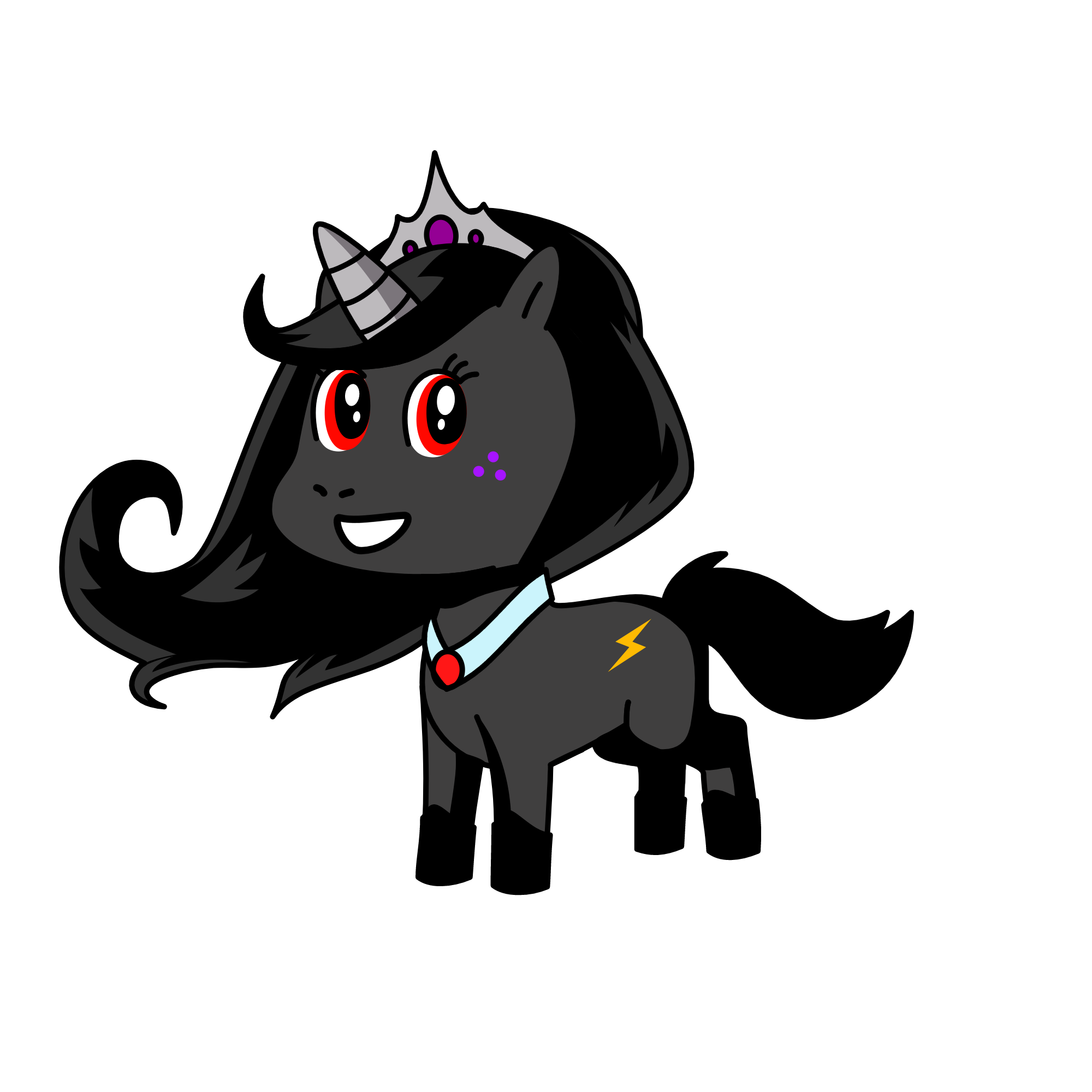 Stormy Night, the unicorn