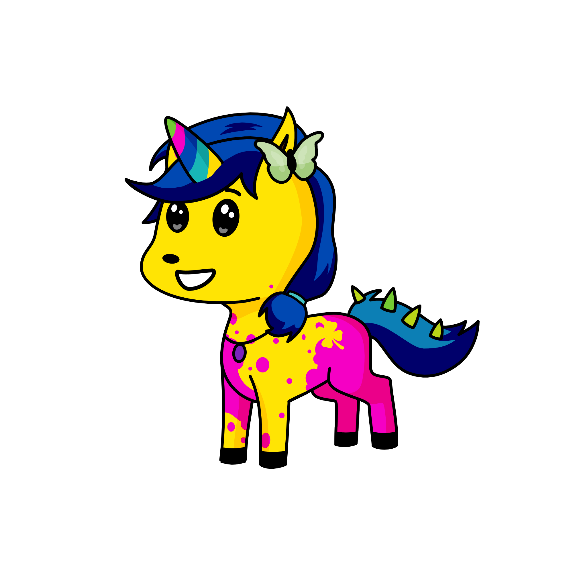 Fouky, the unicorn