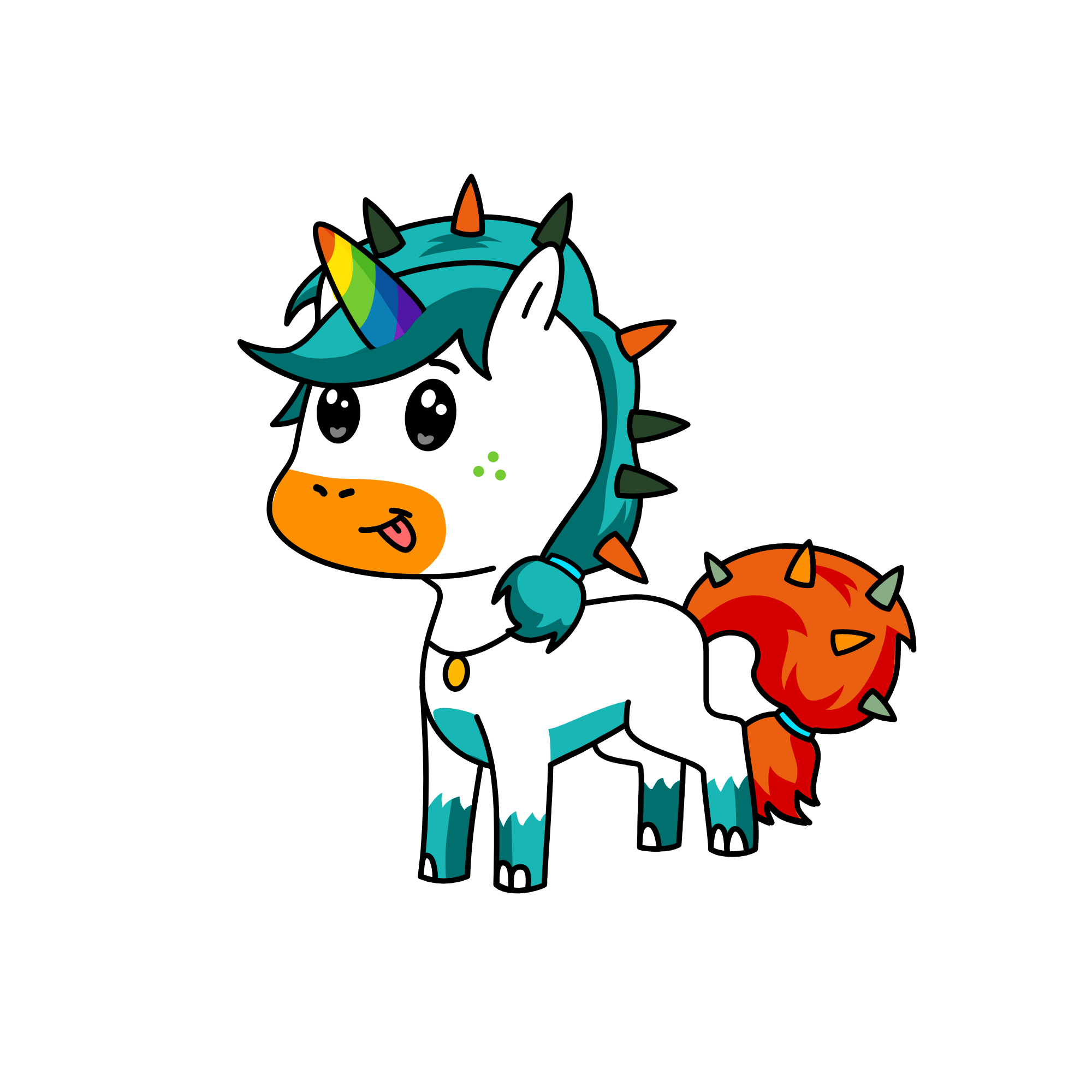 crazy, the unicorn
