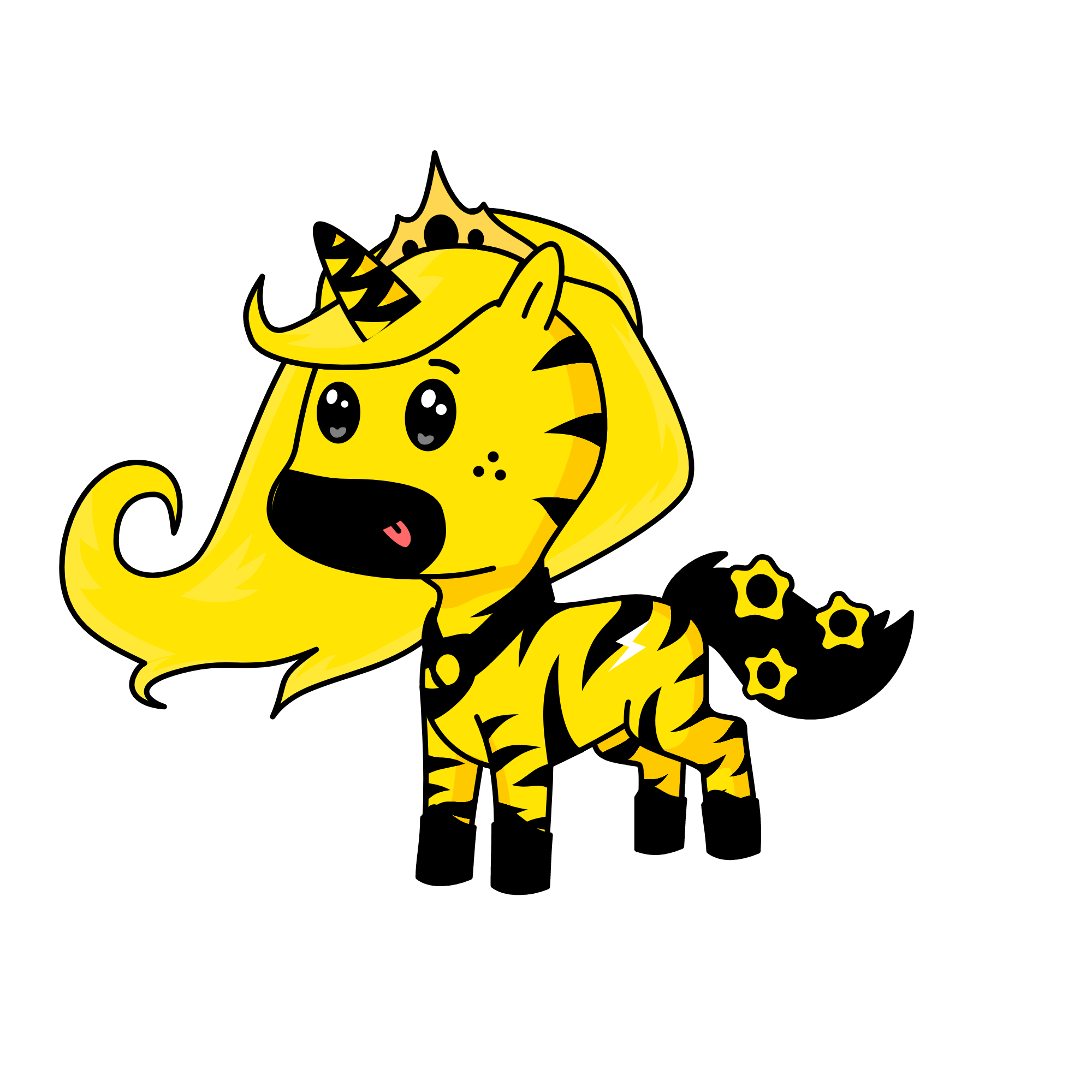 Bee girl, the unicorn