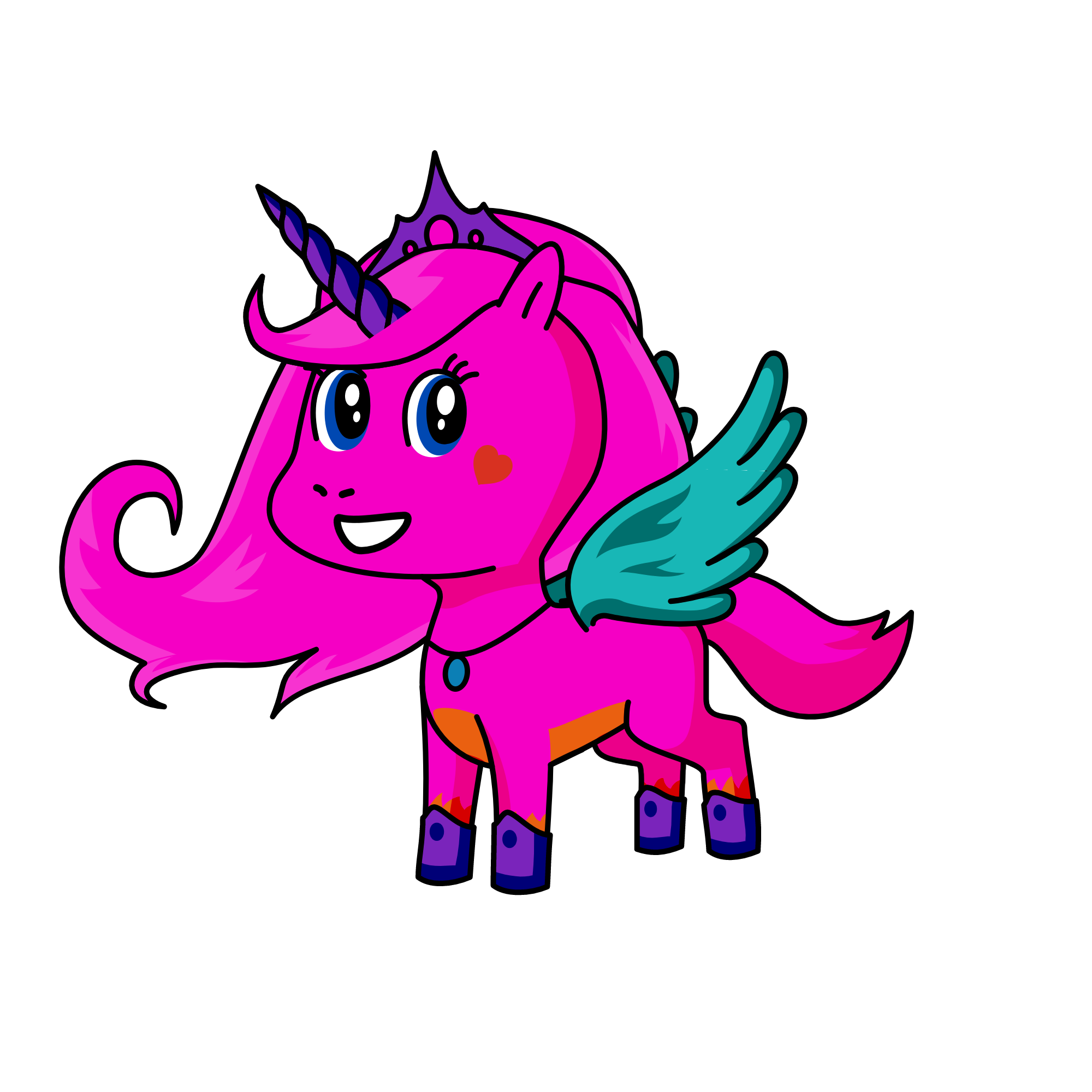 pinkyi, the unicorn