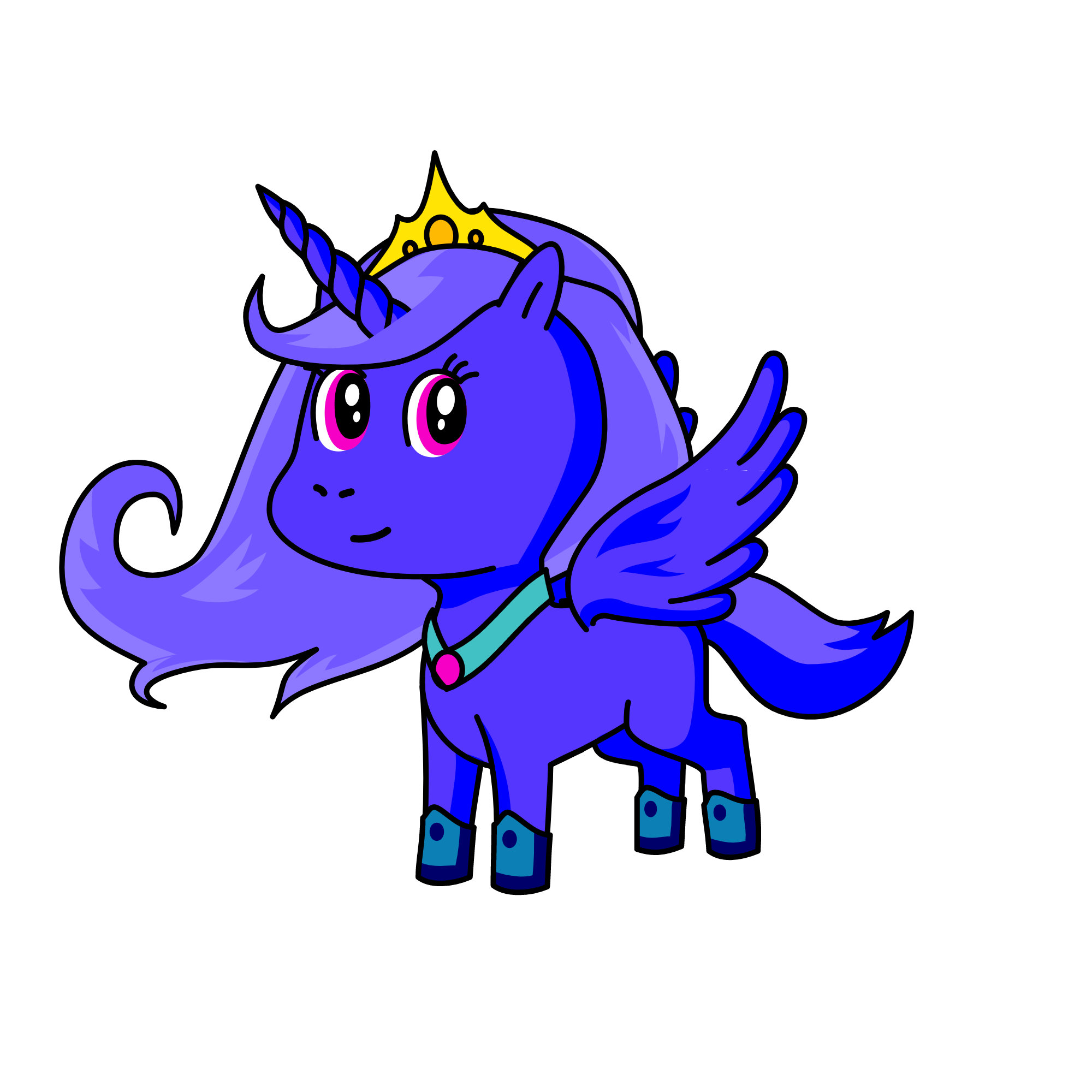 Luna, the unicorn