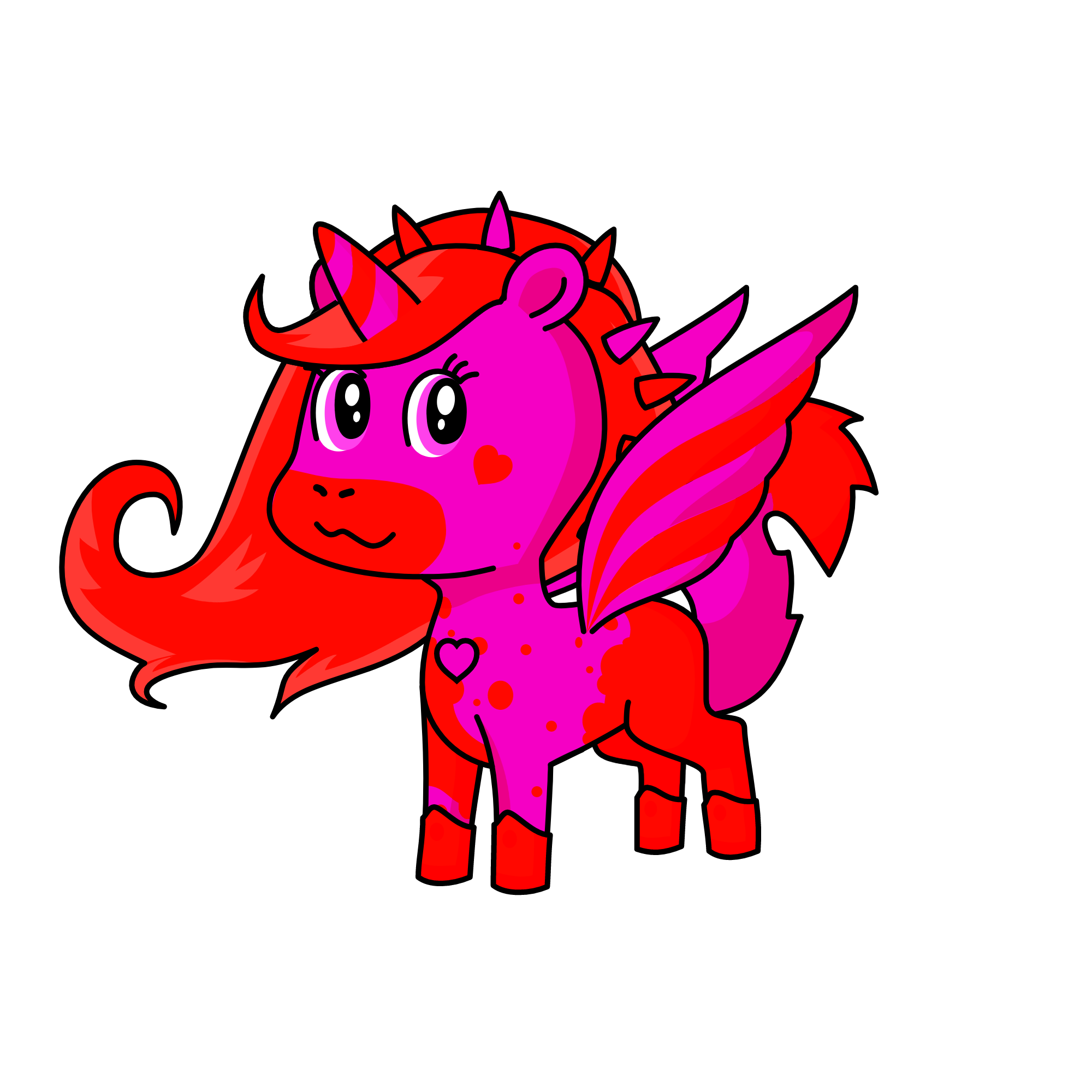 Secret Valentine, the unicorn