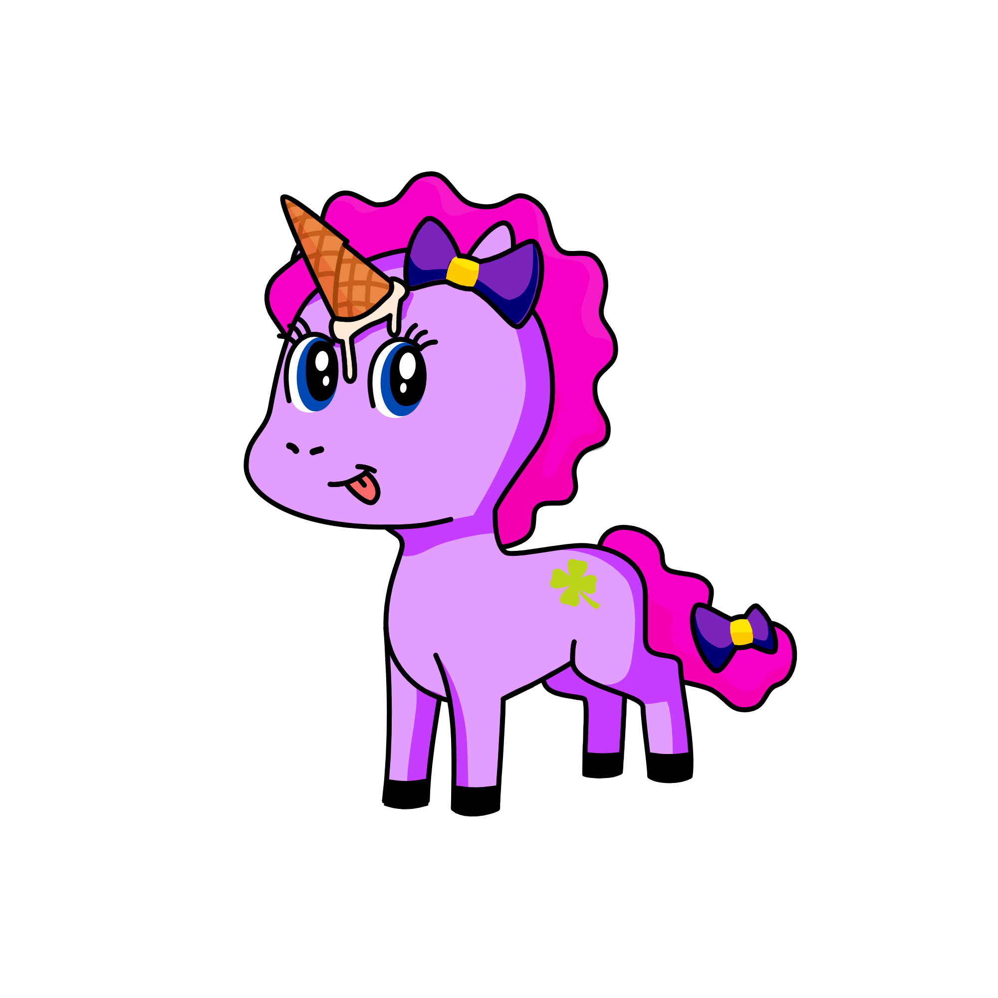 Pinkyee , the unicorn