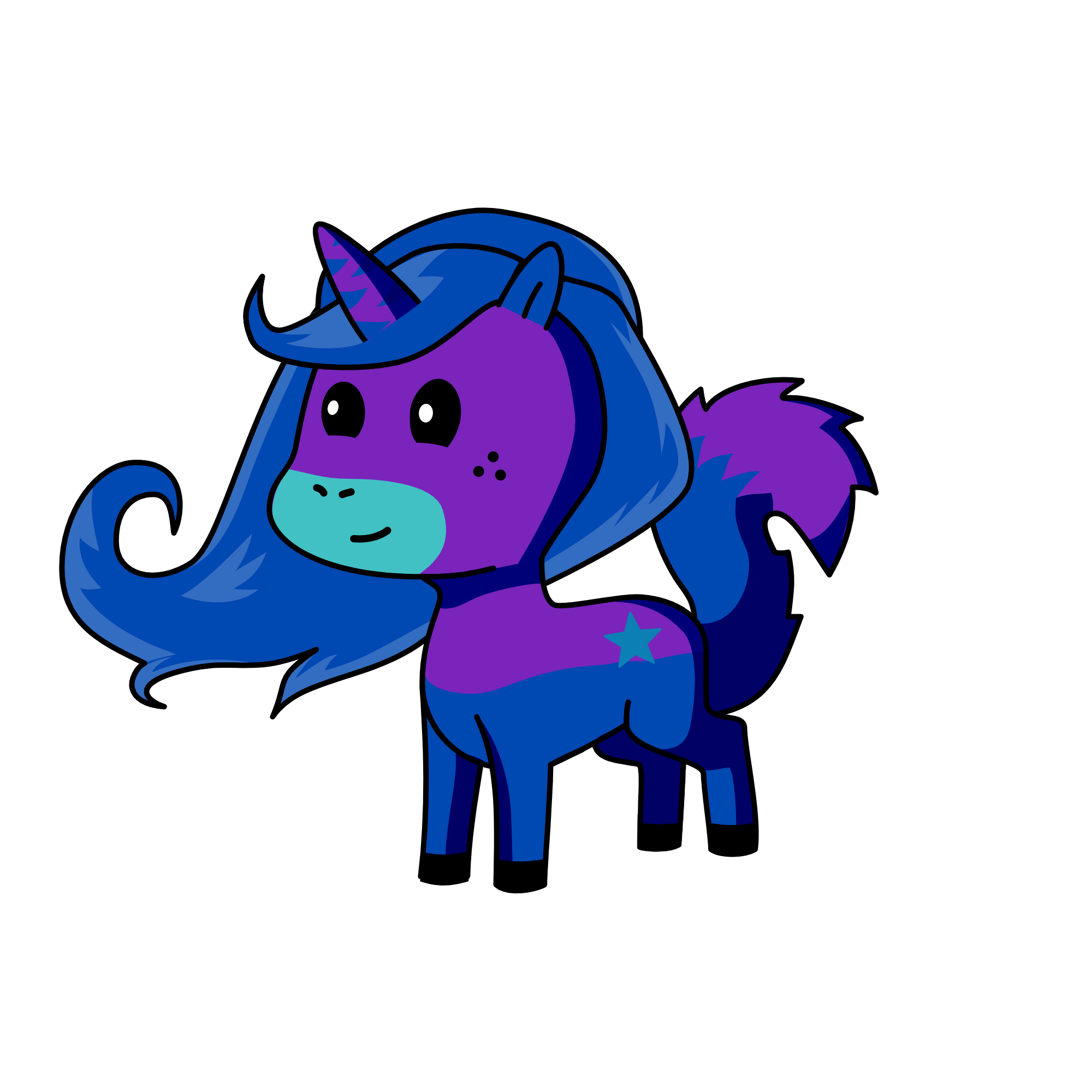 raja malam, the unicorn