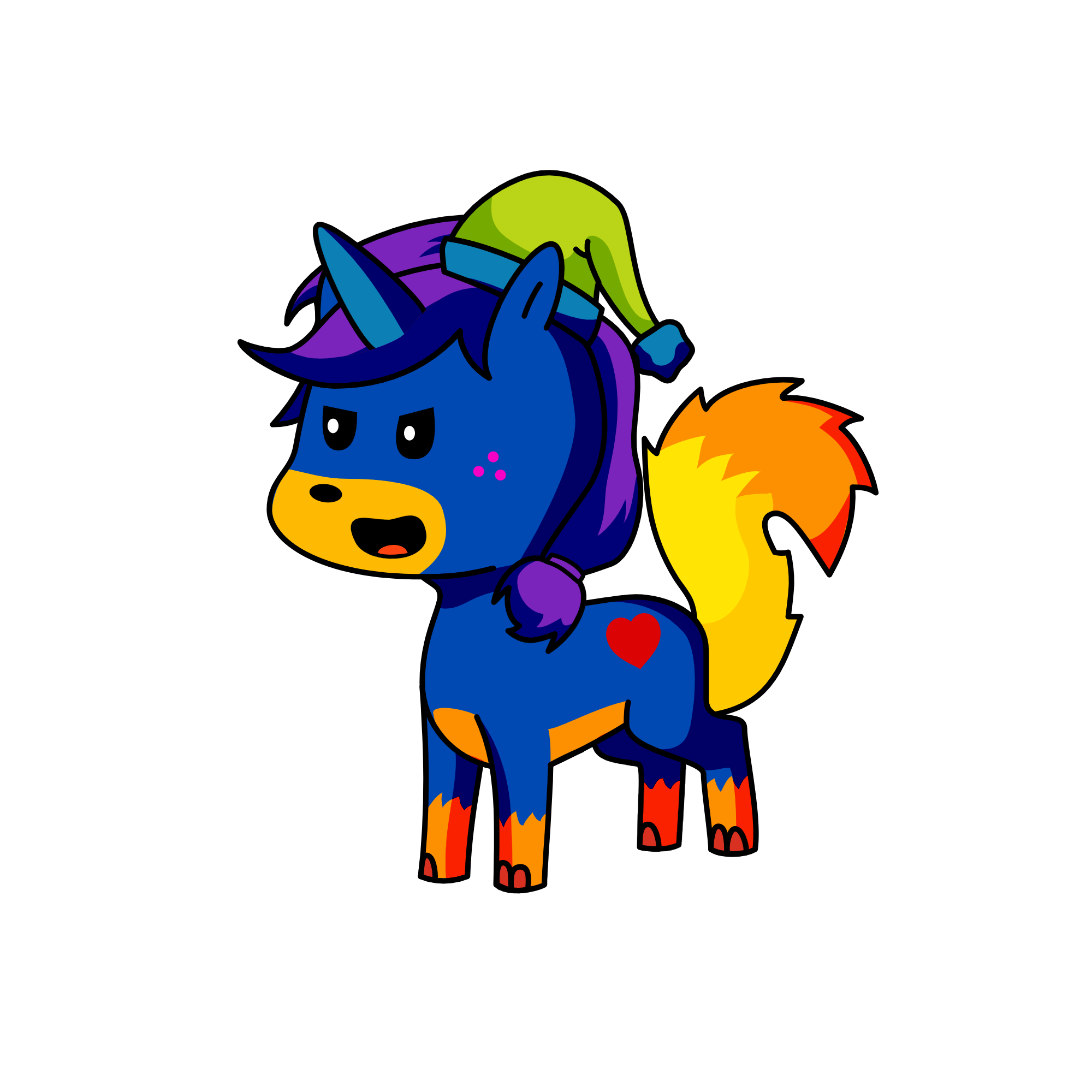 Meow meow i like to eat food I dont even know what this unicorn looks like haha, the unicorn