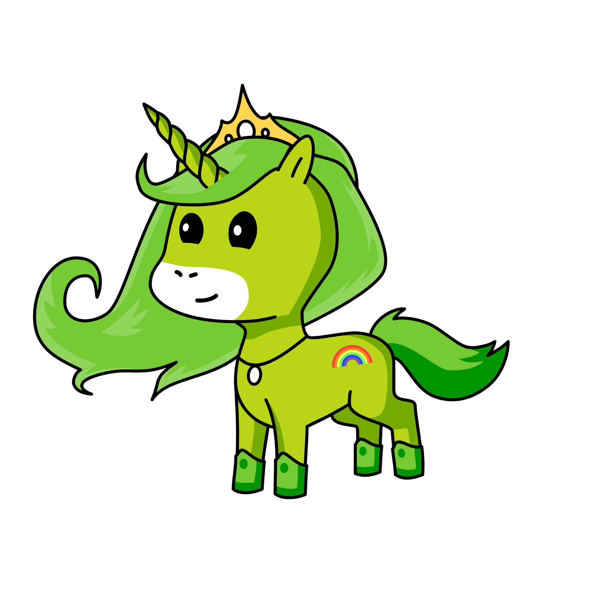forest queen, the unicorn