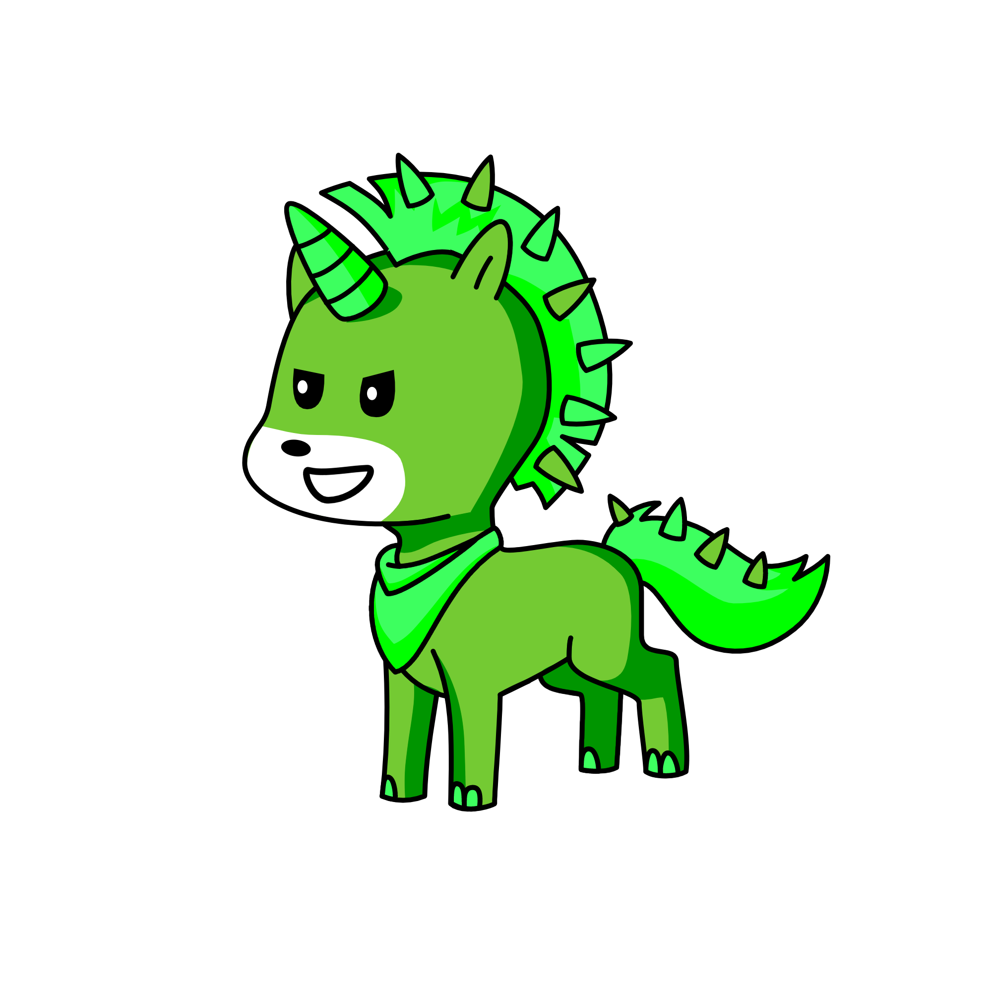 spiker, the unicorn