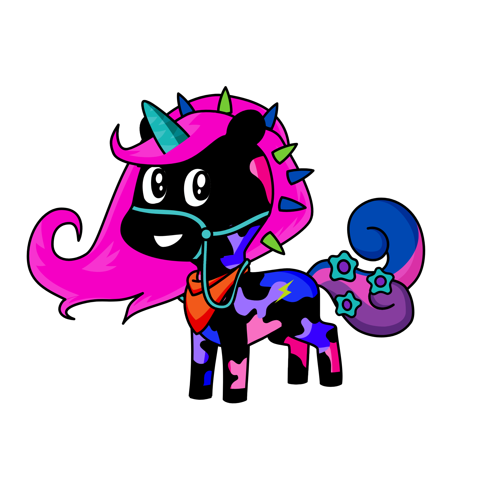 Hallo, the unicorn