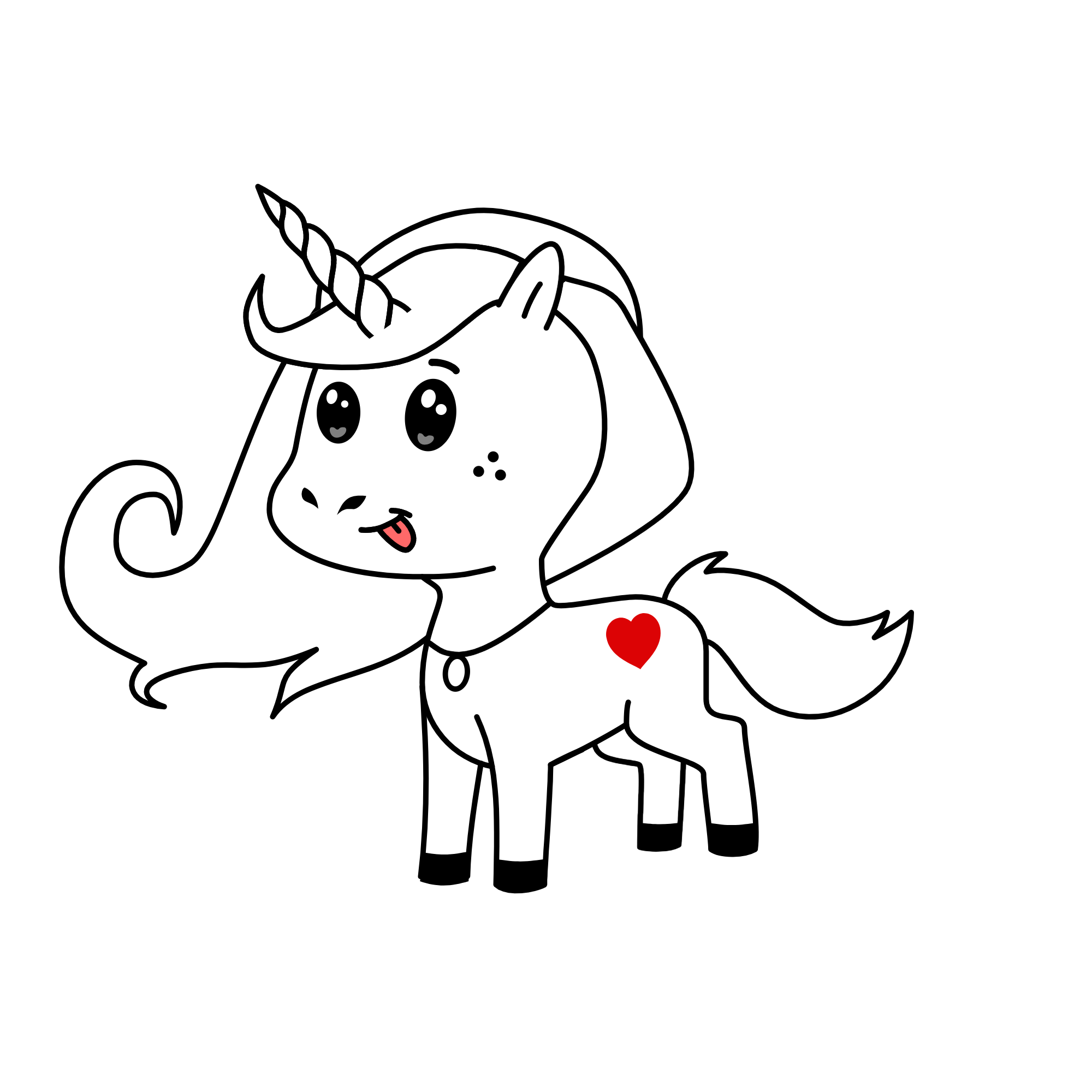 Destiny, the unicorn