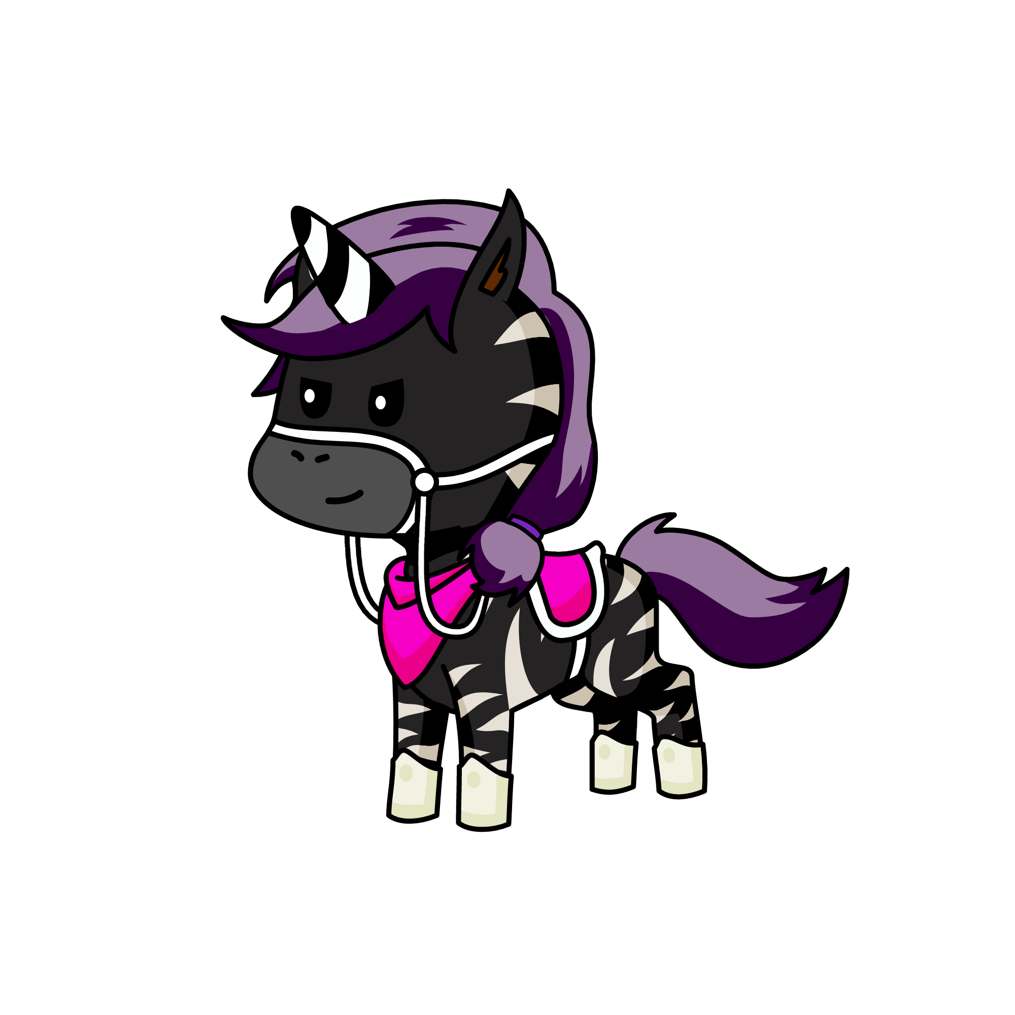 Midnight Rose, the unicorn