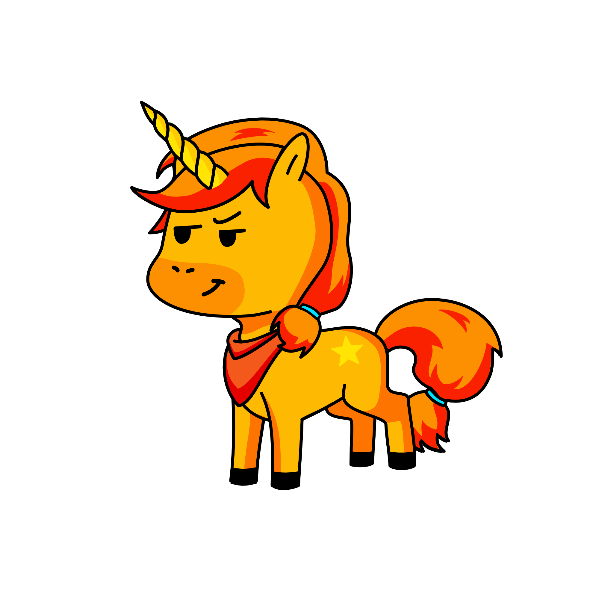 Applejack, the unicorn