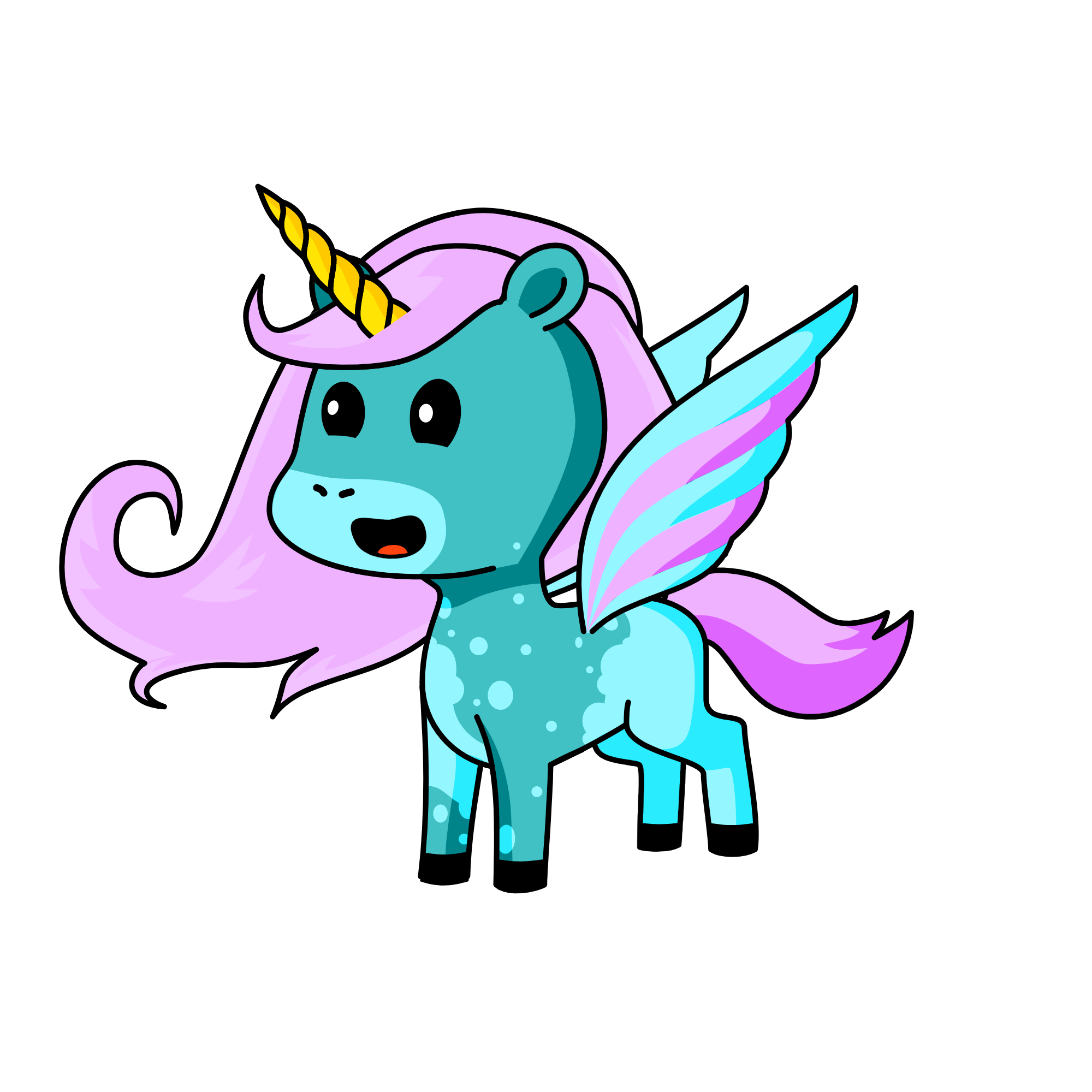 Cloud Sparkle, the unicorn