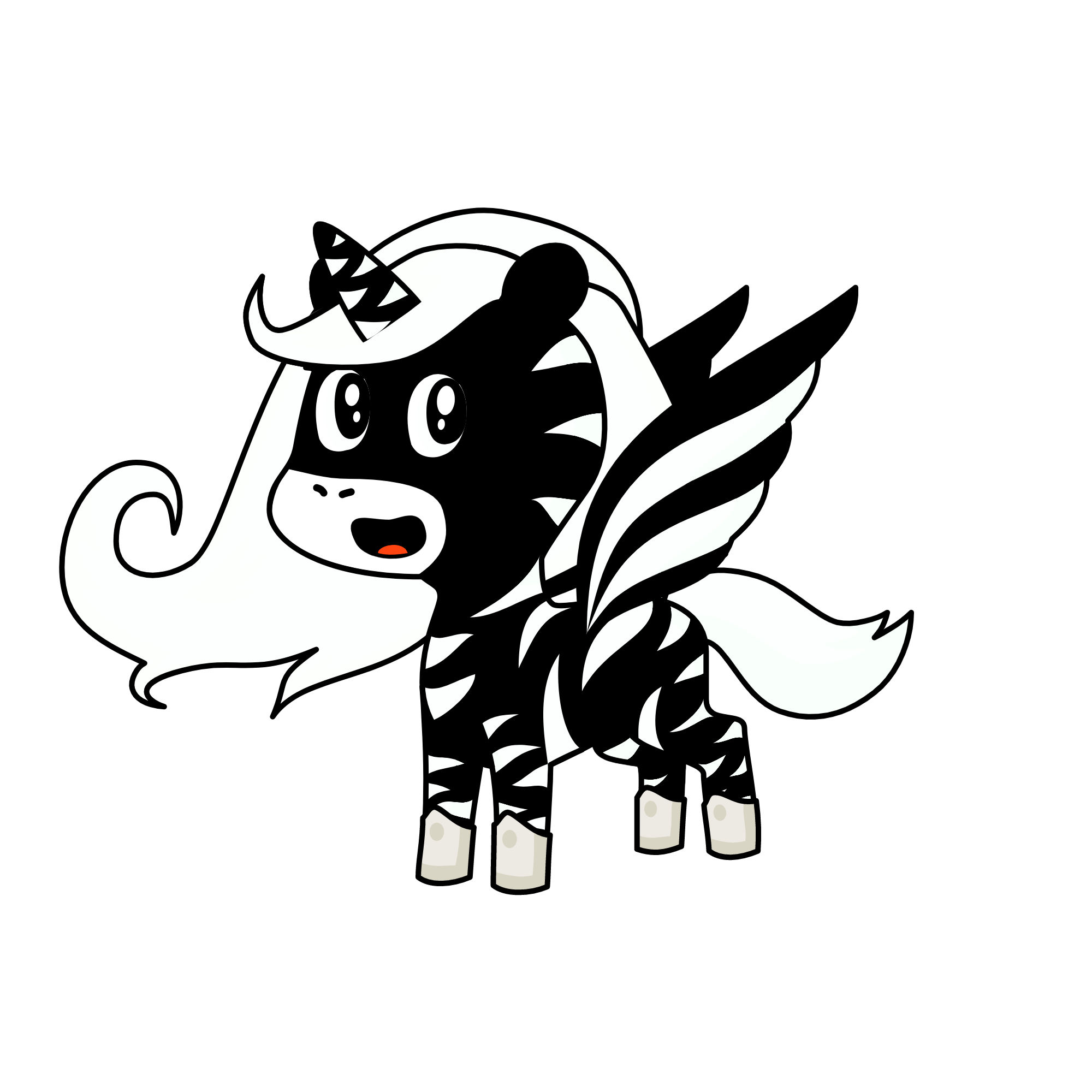 Zebra, the unicorn
