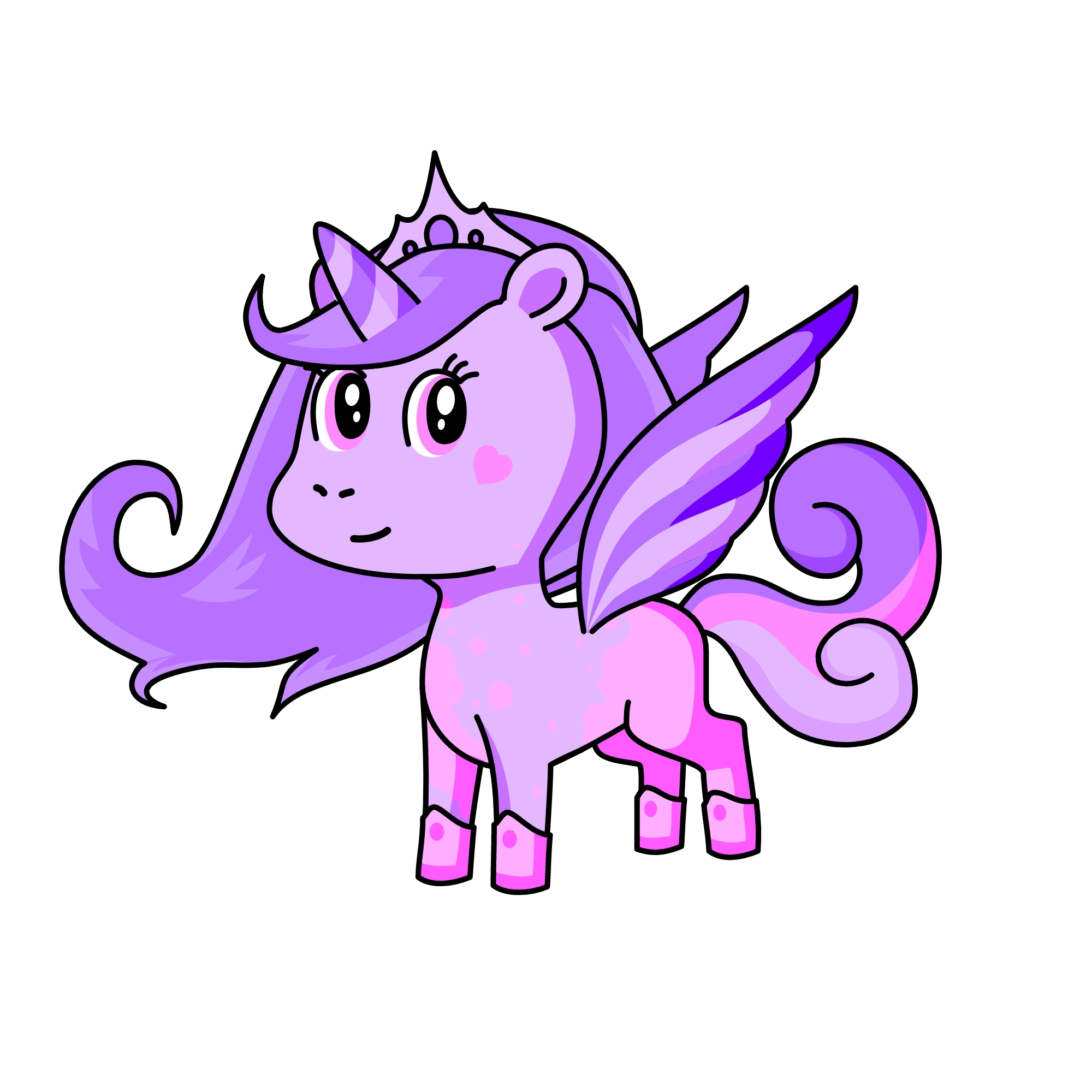 Elaine Sparkles (Me as a Unicorn), the unicorn