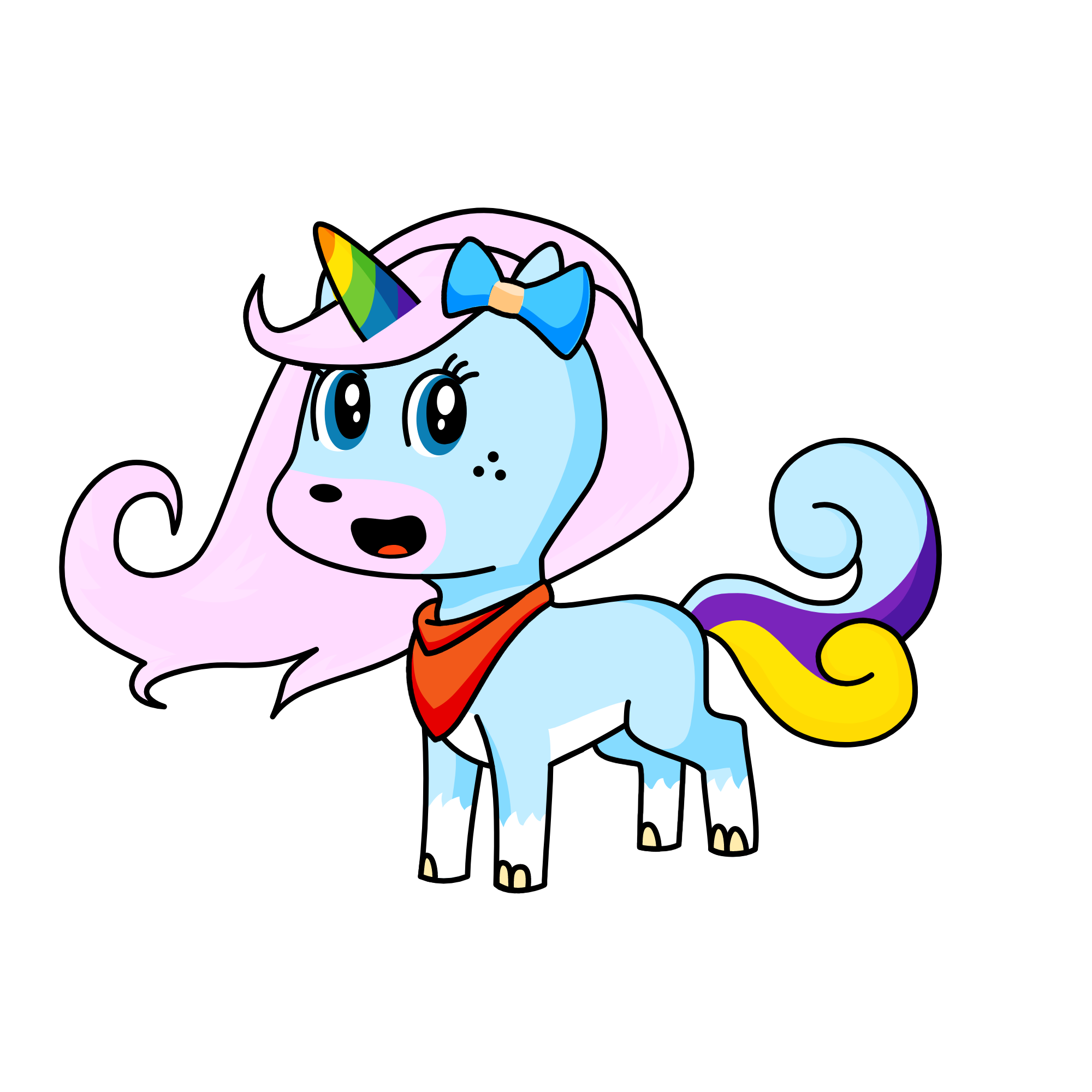 princess, the unicorn