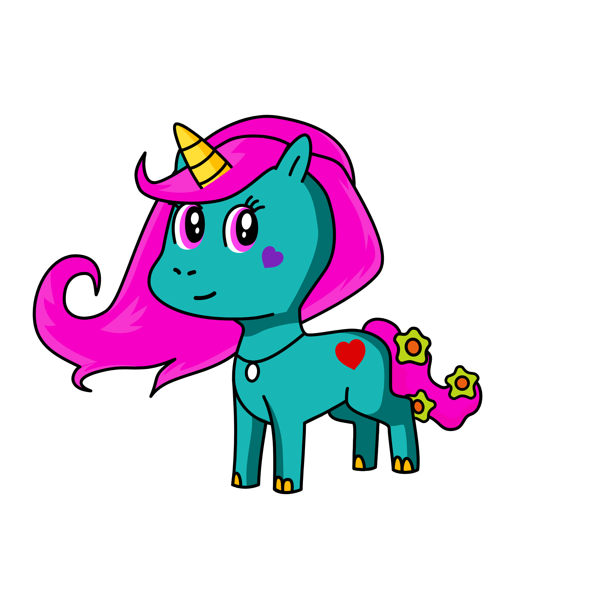 darkness, the unicorn