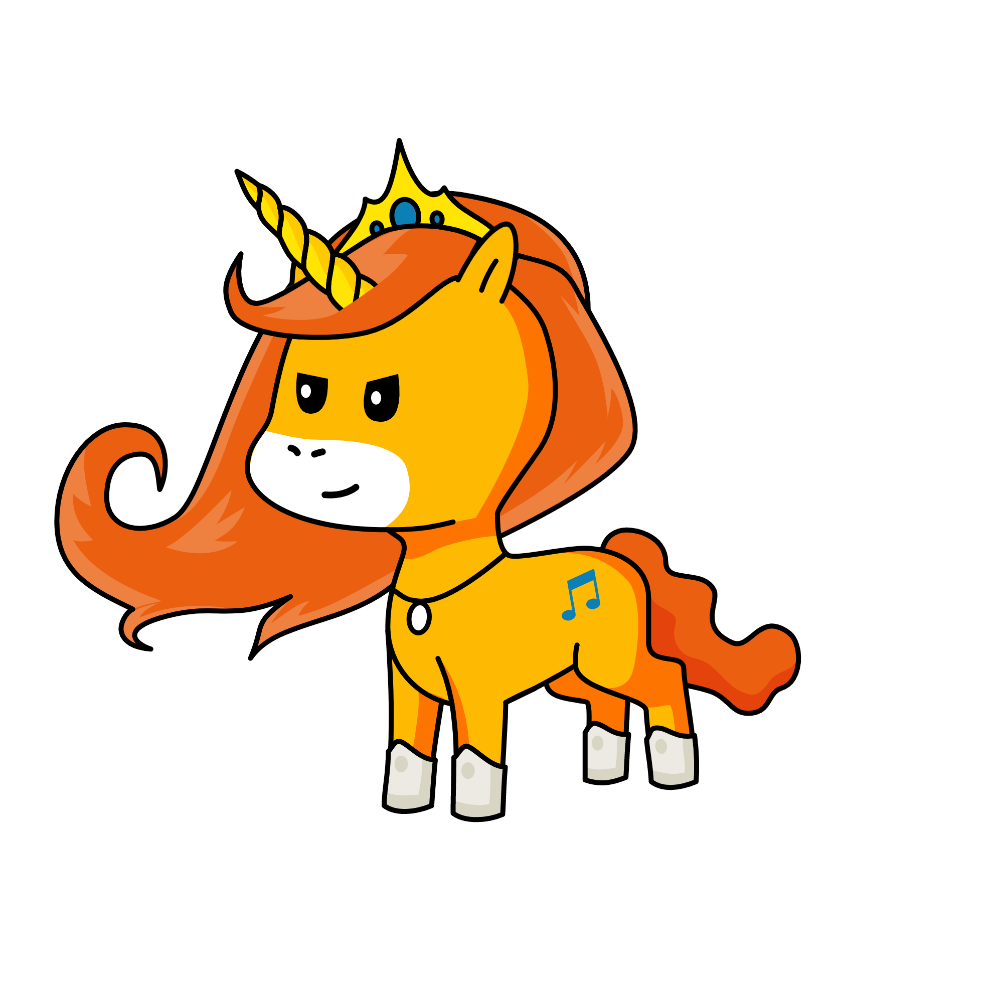 Princess Ember, the unicorn