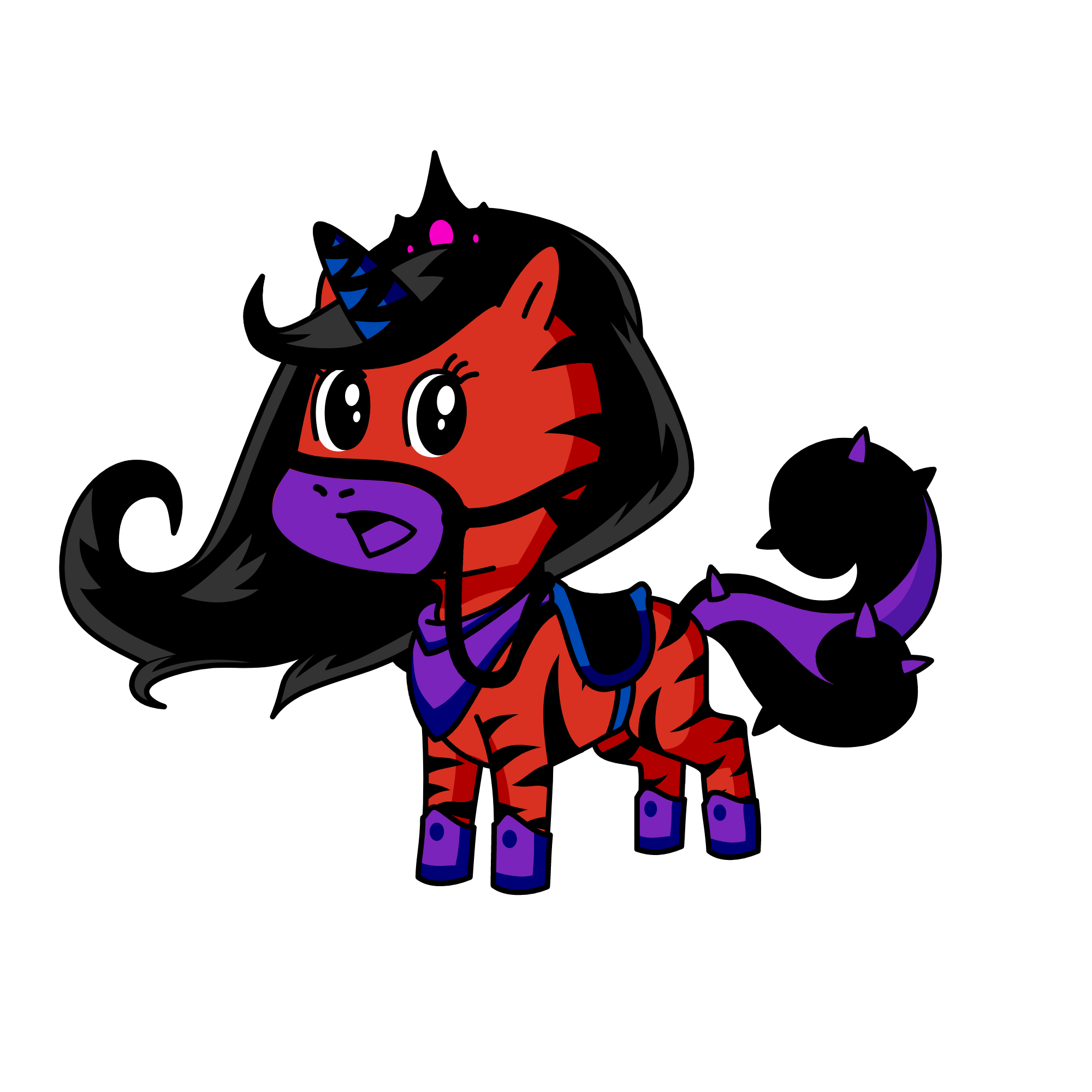 Qeenn of tomgirls, the unicorn