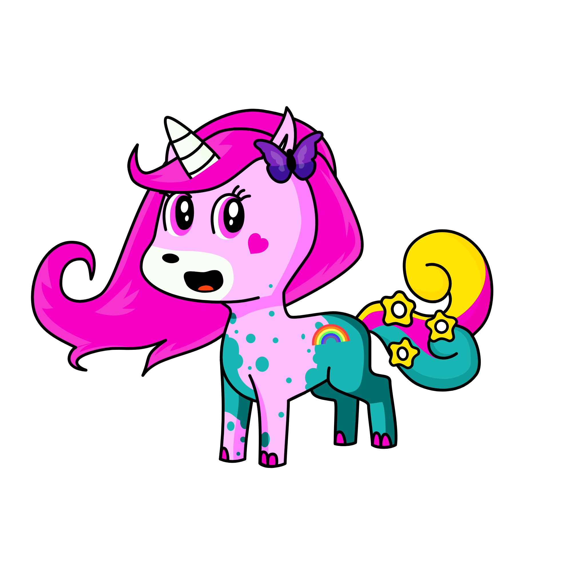 Sunny the Unicorn twin, the unicorn