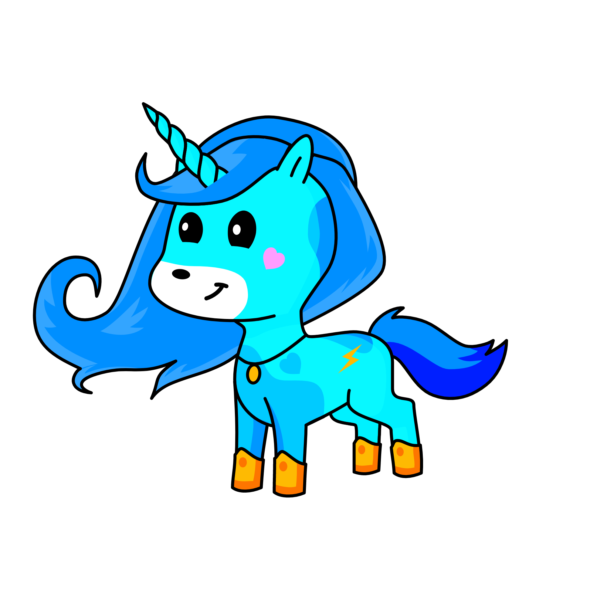 Blueacorn, the unicorn