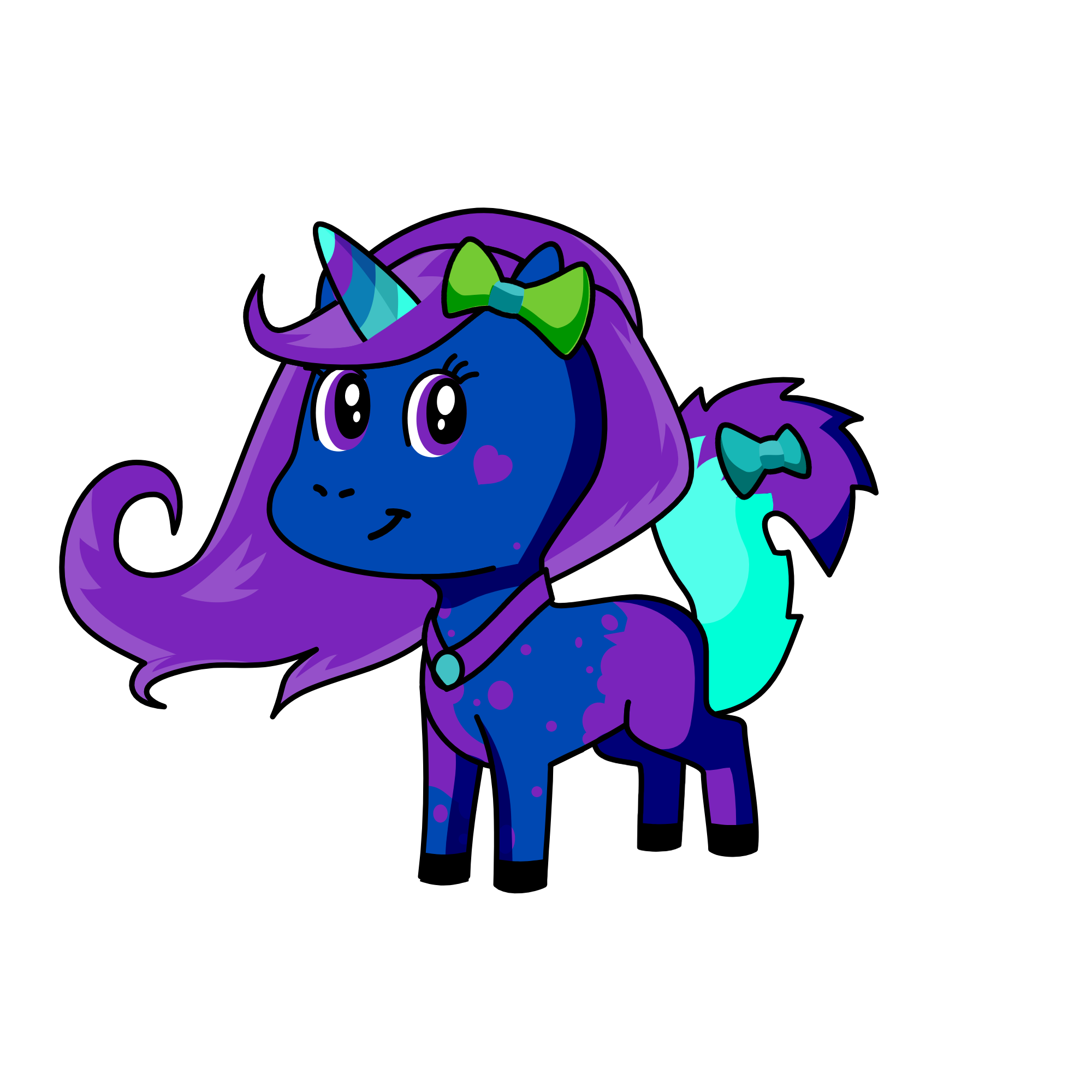Space Cuddles, the unicorn