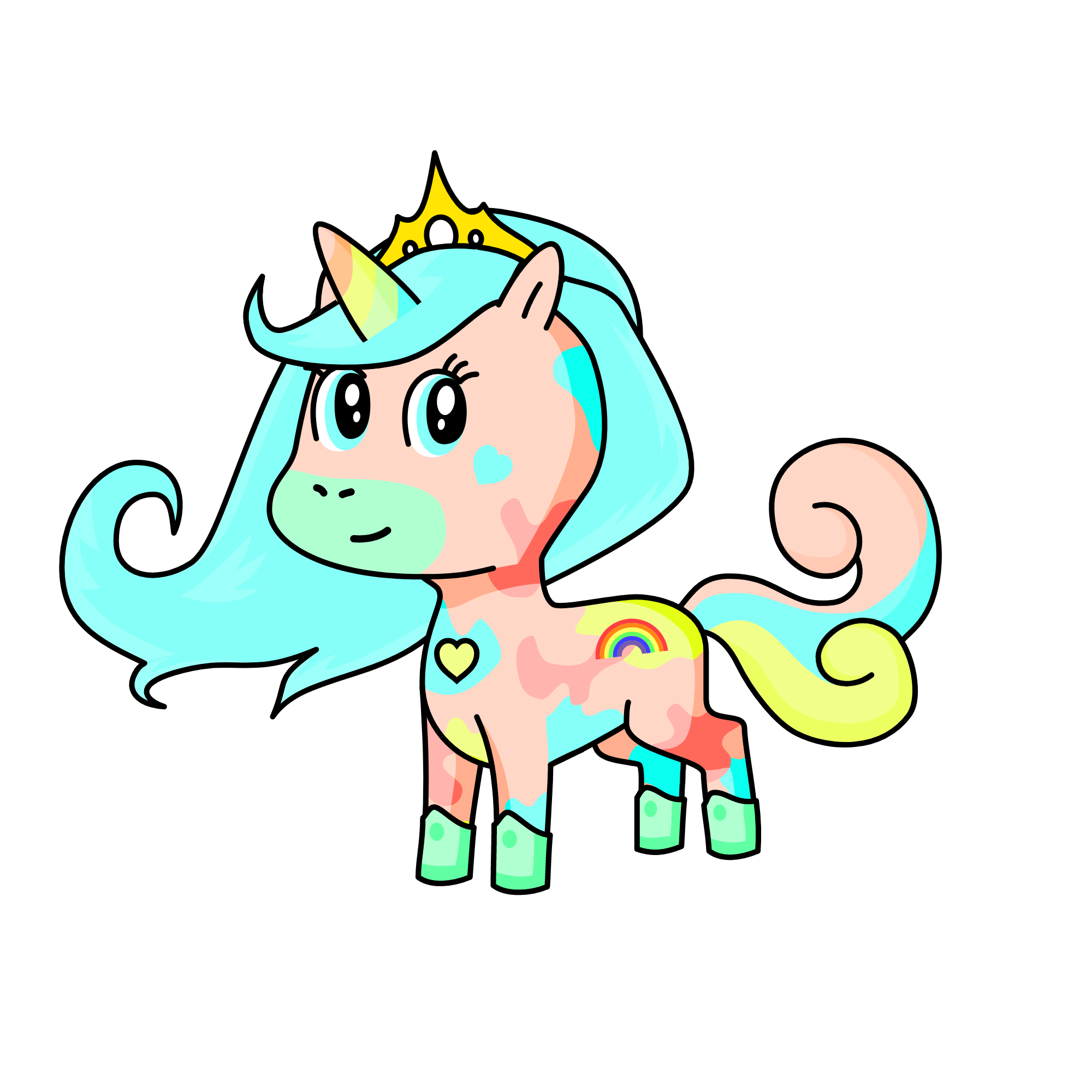 prissen cotton candy, the unicorn