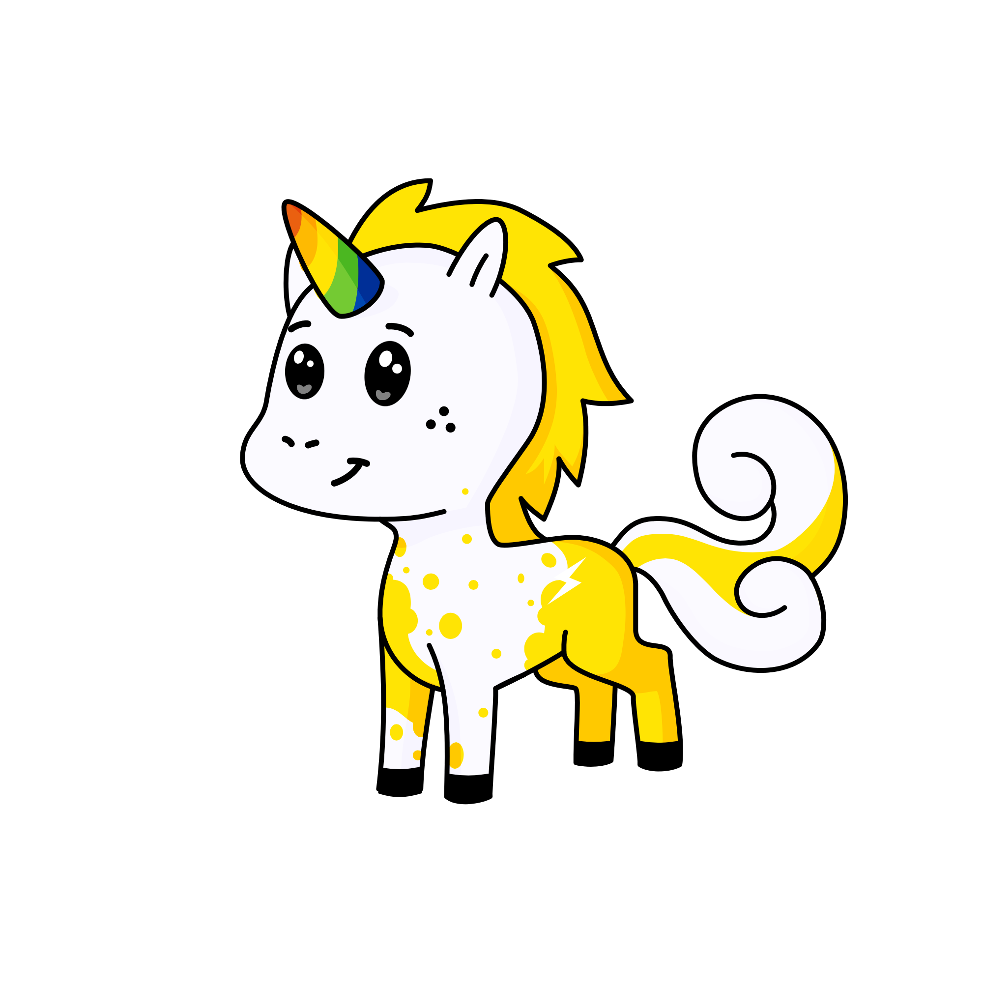 Fried eggs , the unicorn