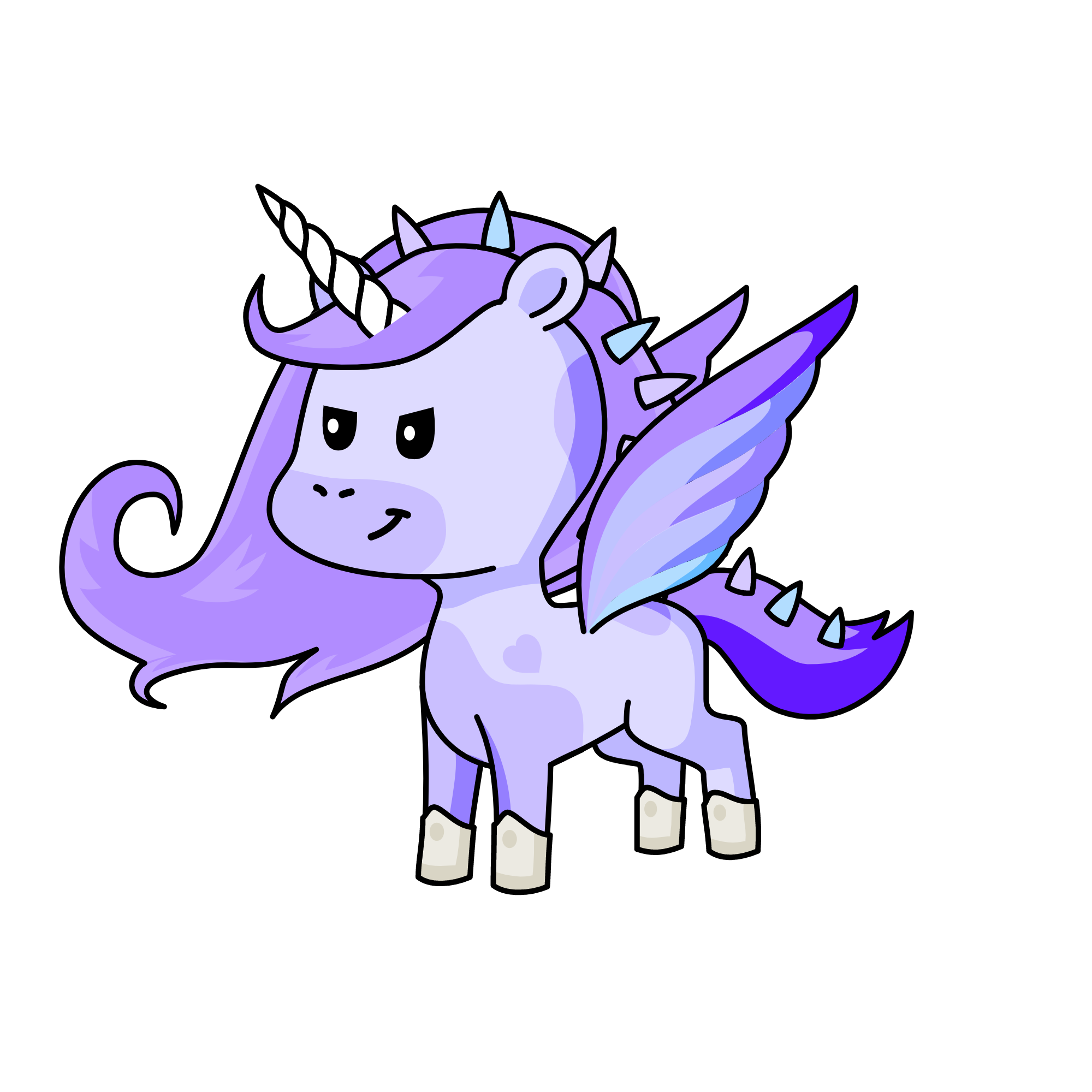Moon Glow, the unicorn