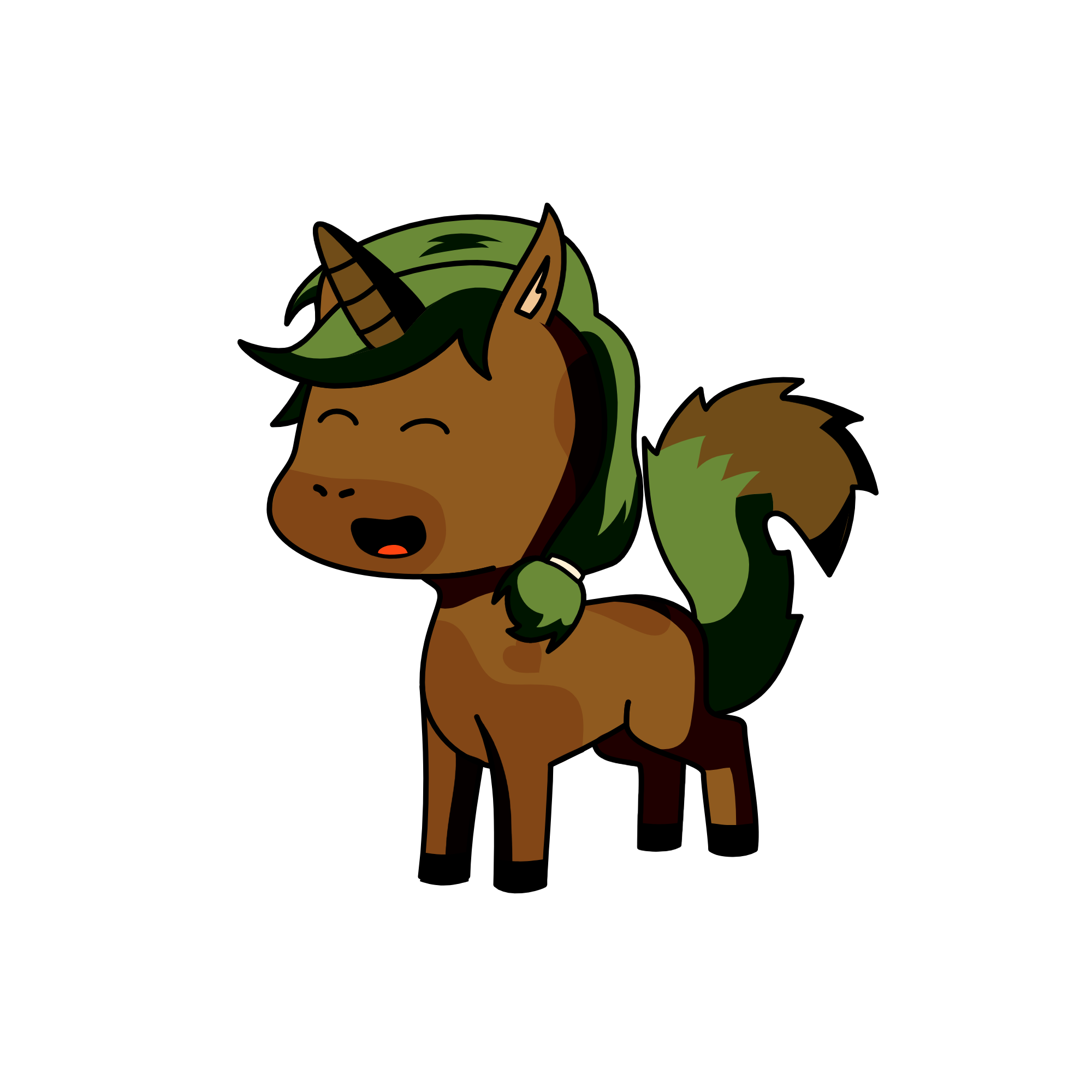 Muddy, the unicorn