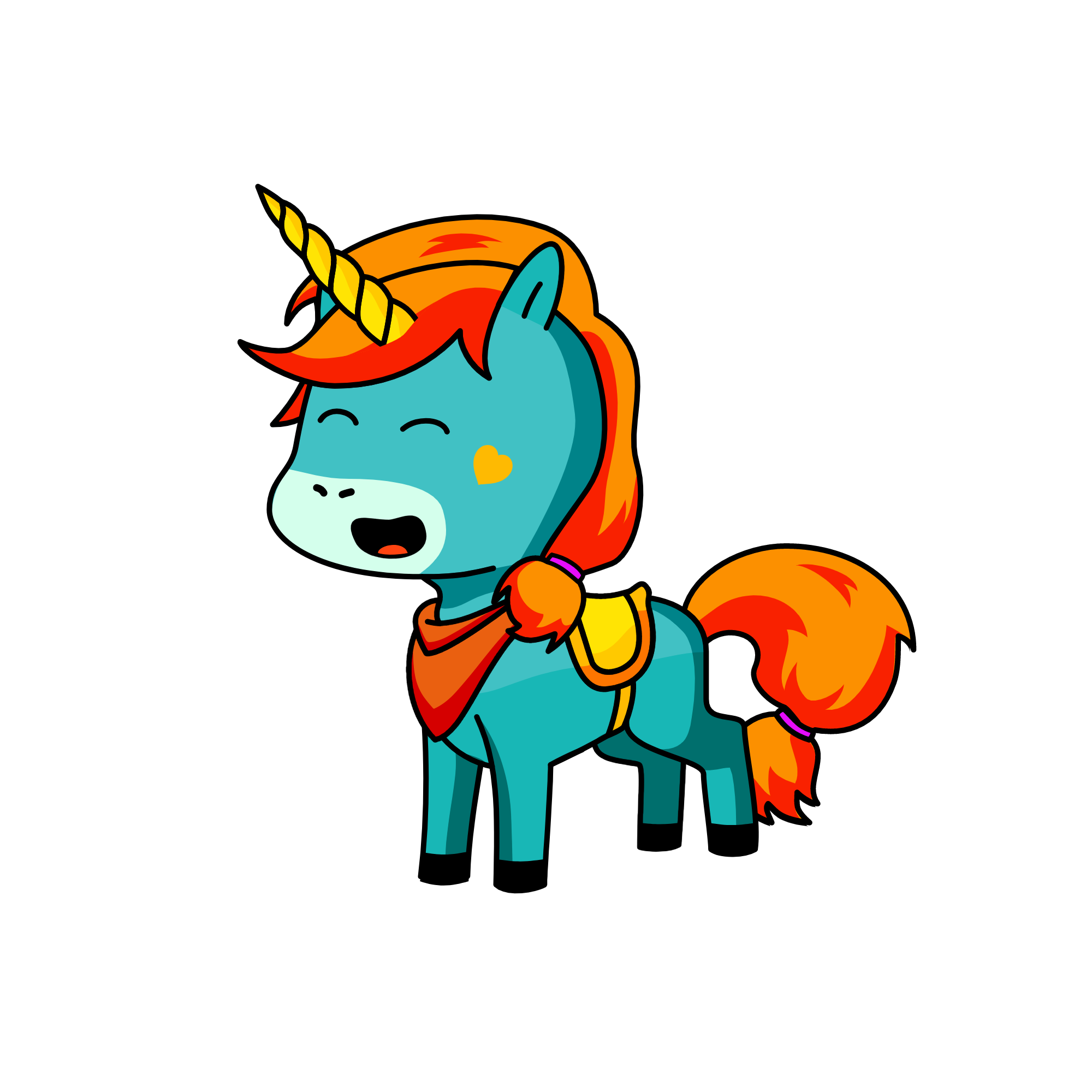 Luni, the unicorn