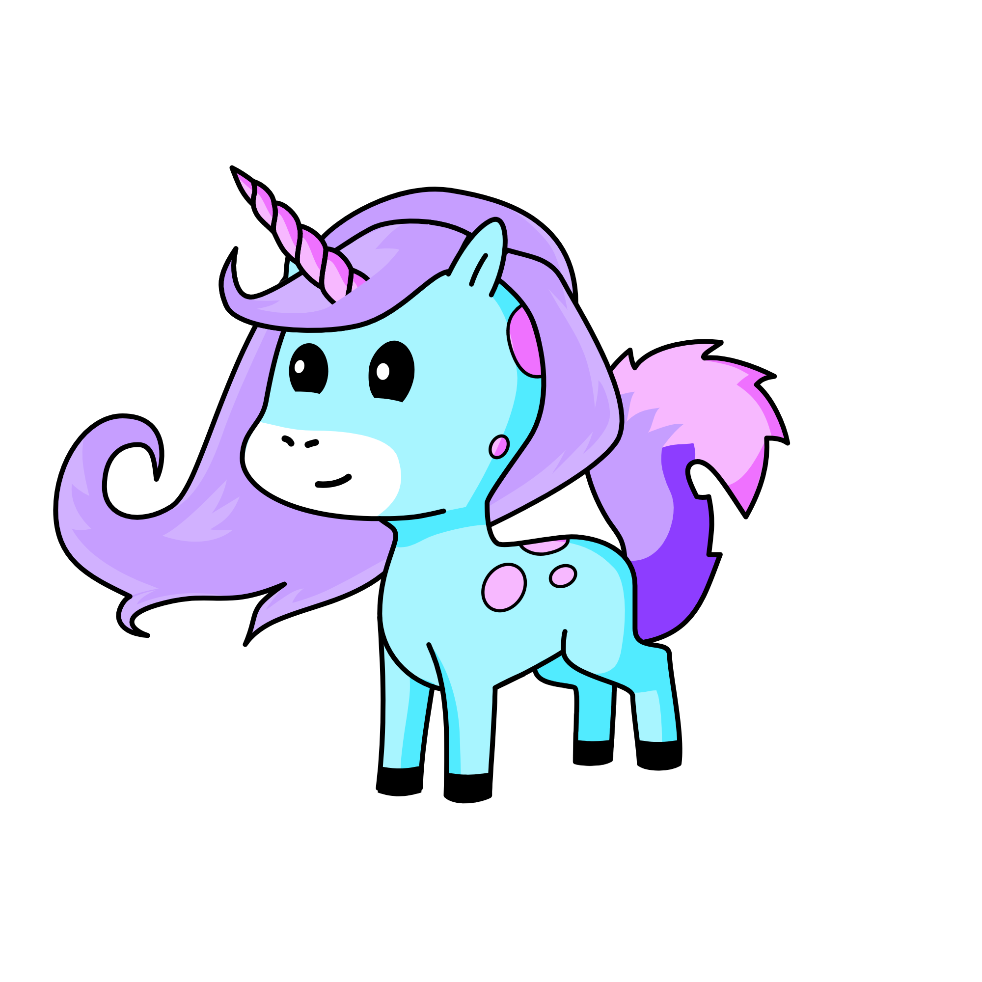 Moon Shine, the unicorn