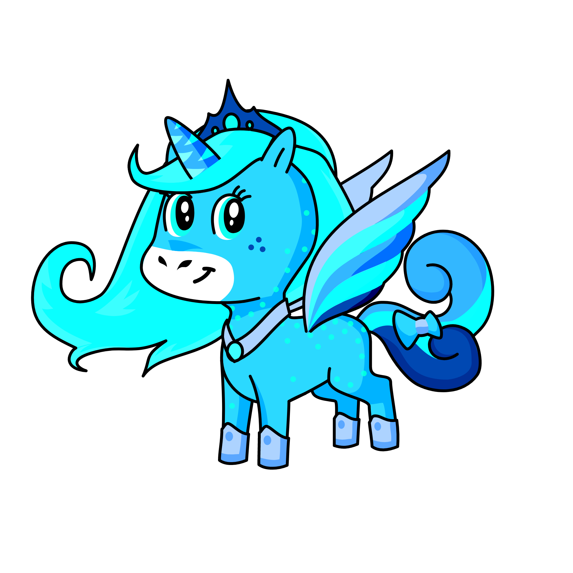 Sky, the unicorn