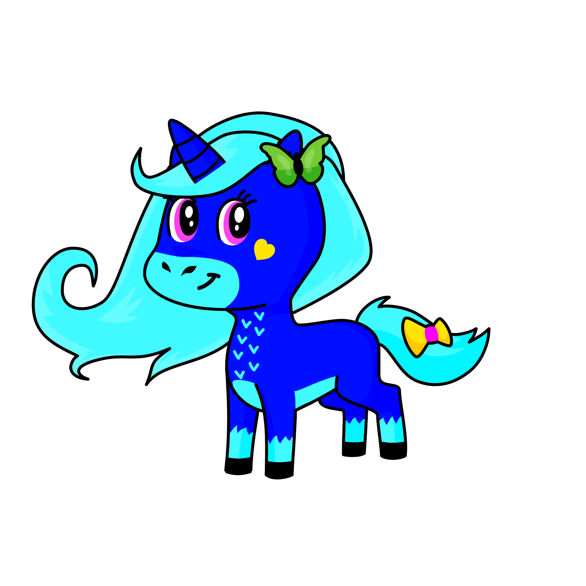 LUA DA MEIA NOITE., the unicorn