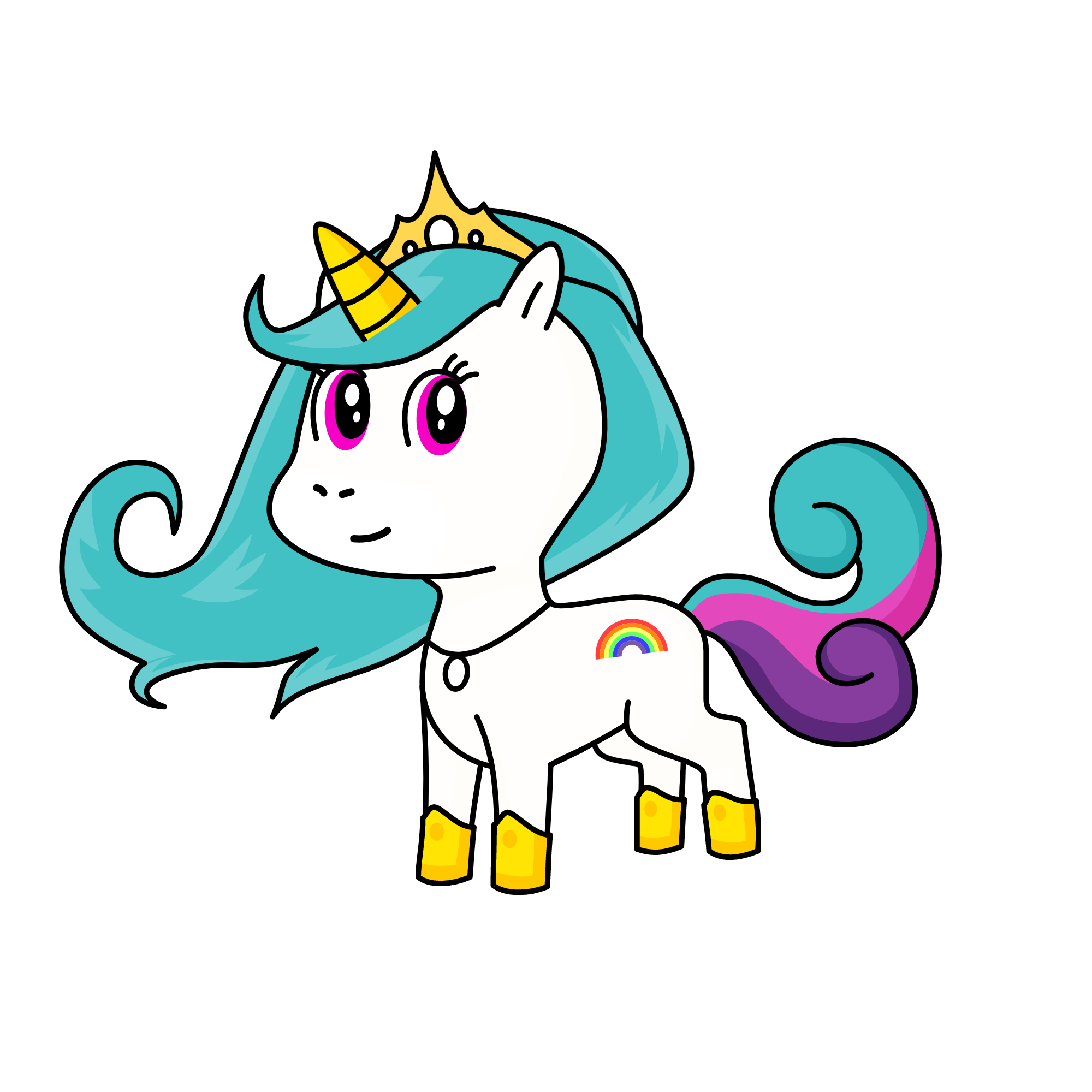 Celestia, the unicorn