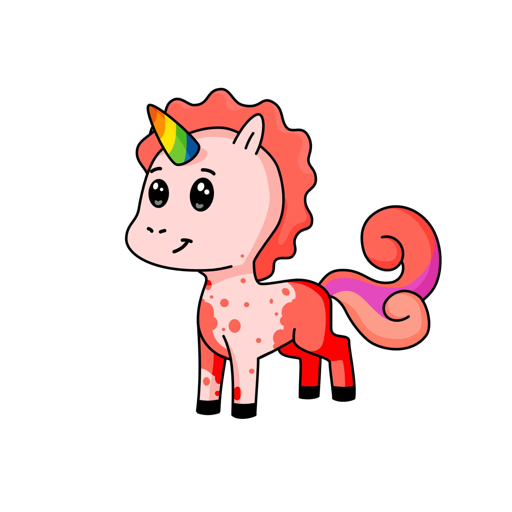 Bubble gum , the unicorn