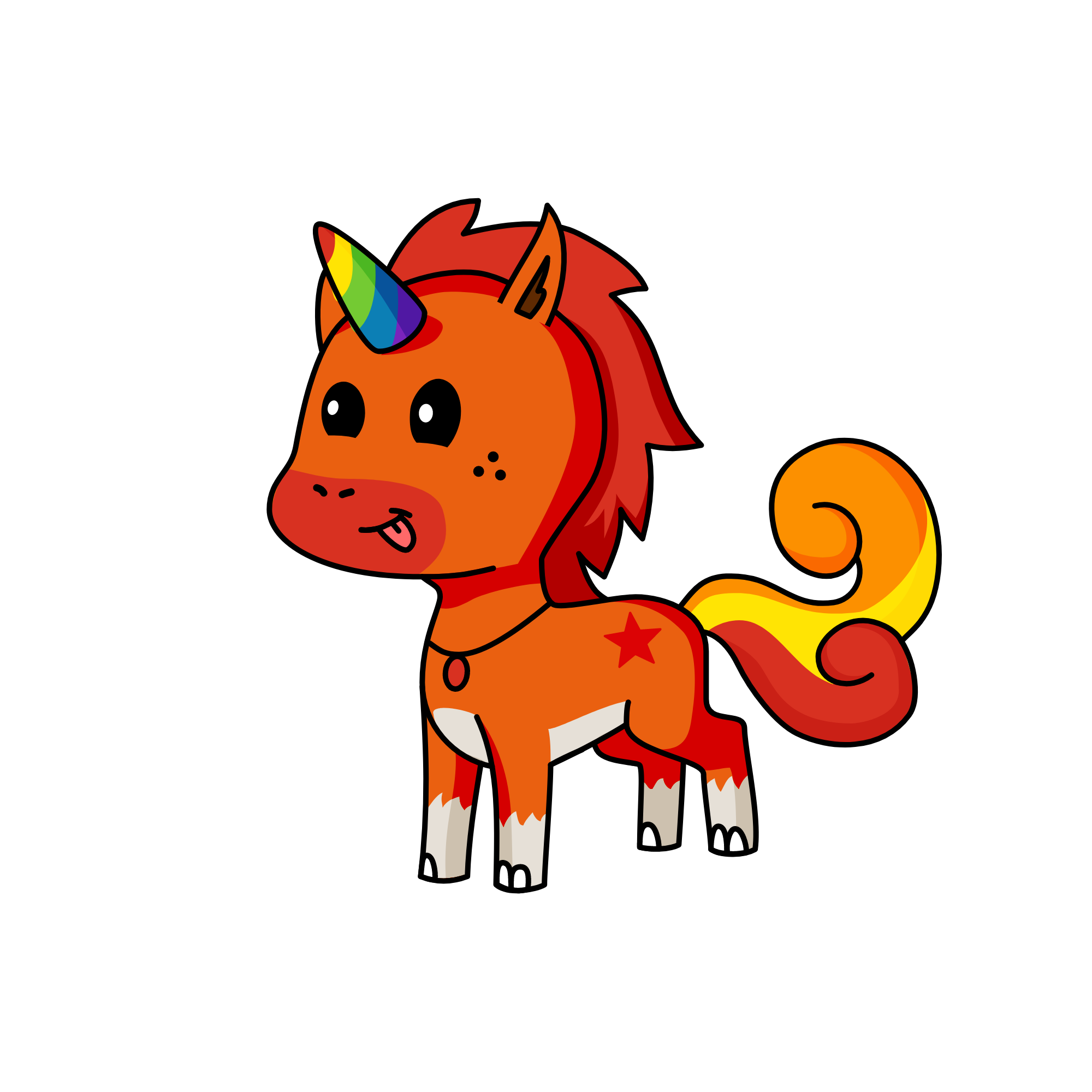 fire rek, the unicorn