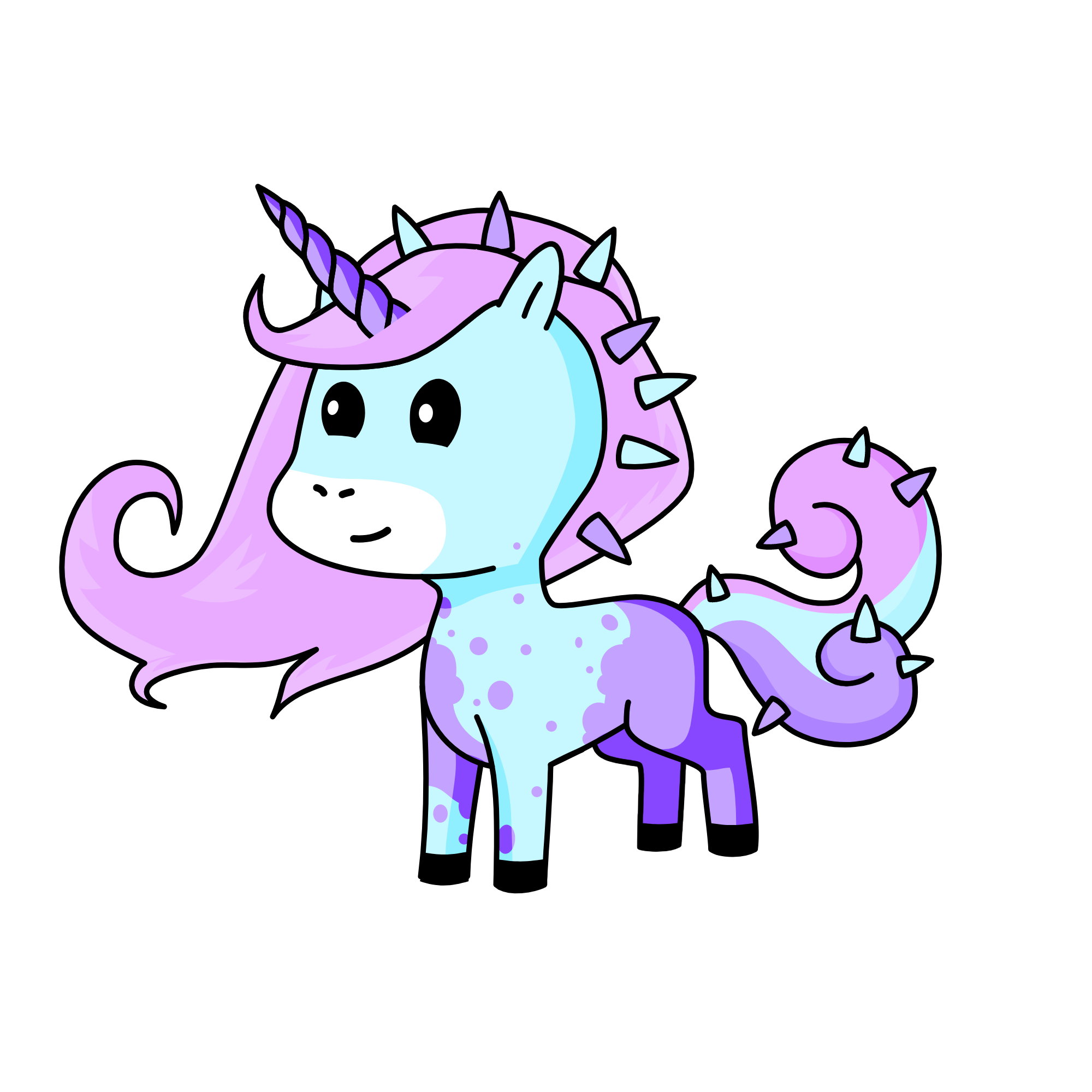 Moondot, the unicorn