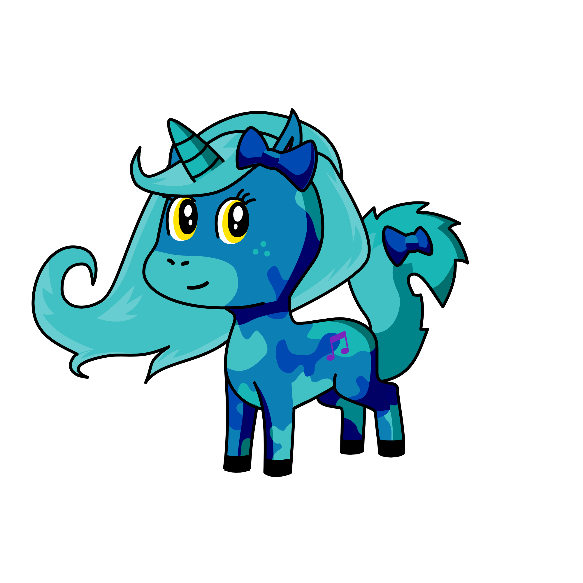 Camo, the unicorn