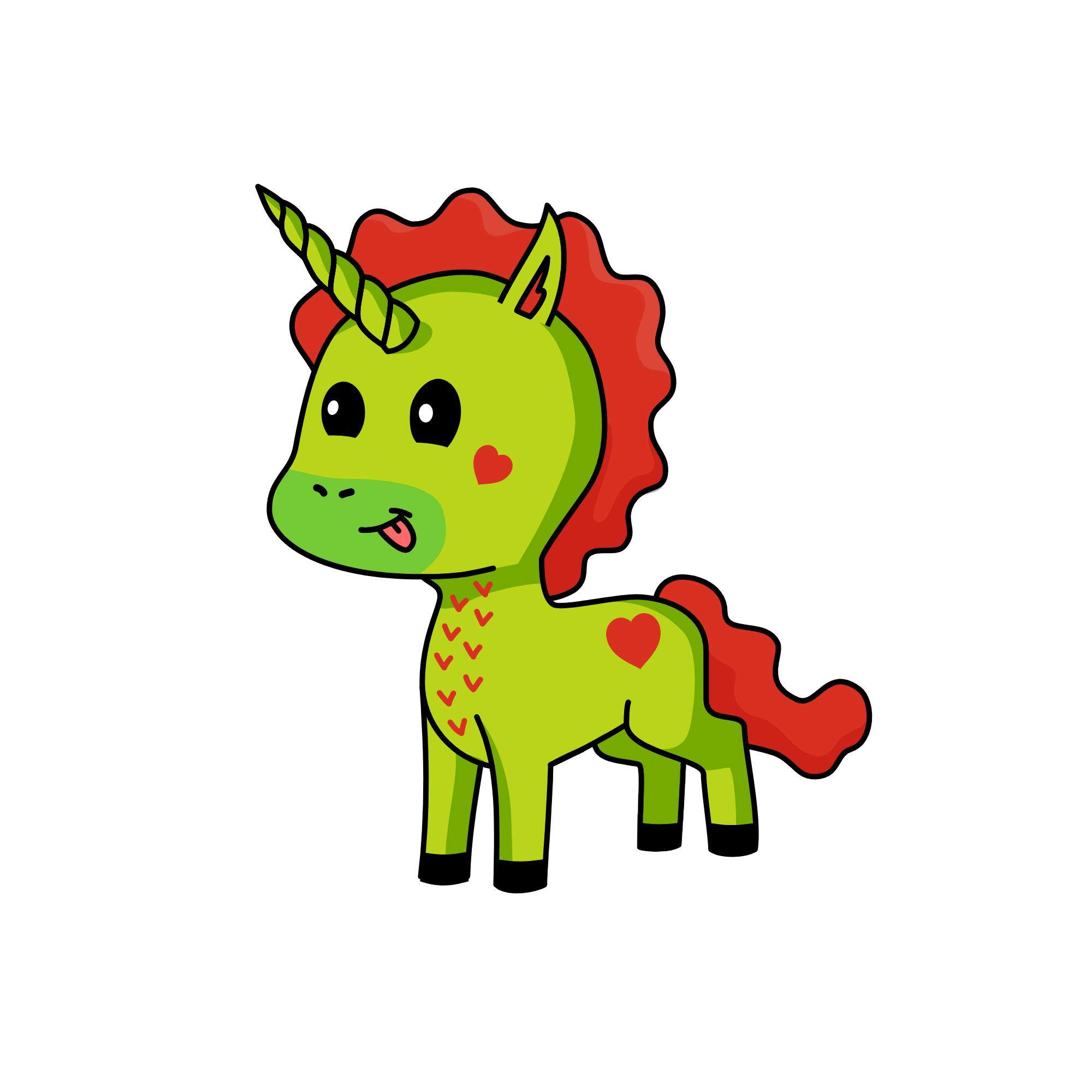WATER MELOON, the unicorn