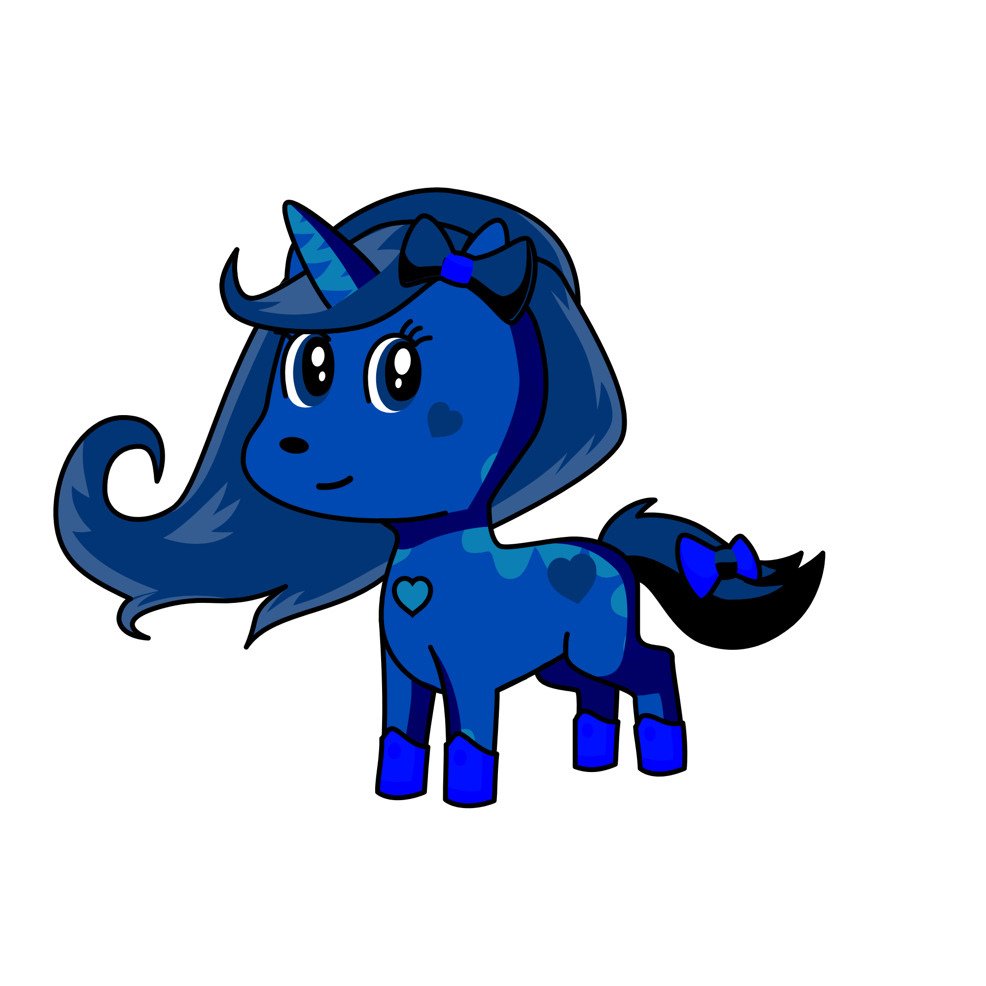 Melody, the unicorn