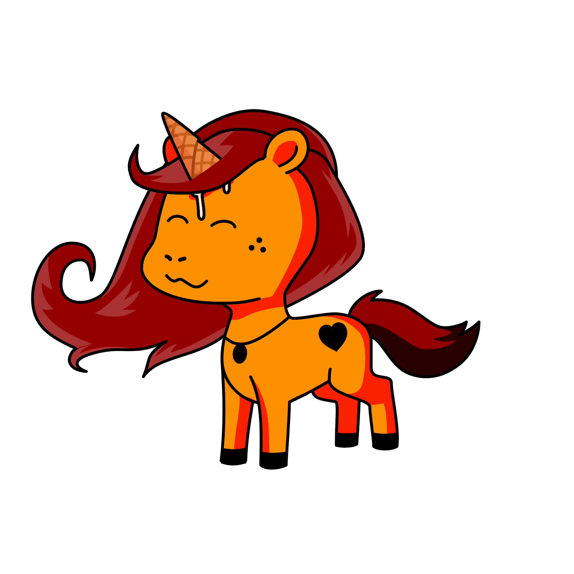 helado de chocolate, the unicorn
