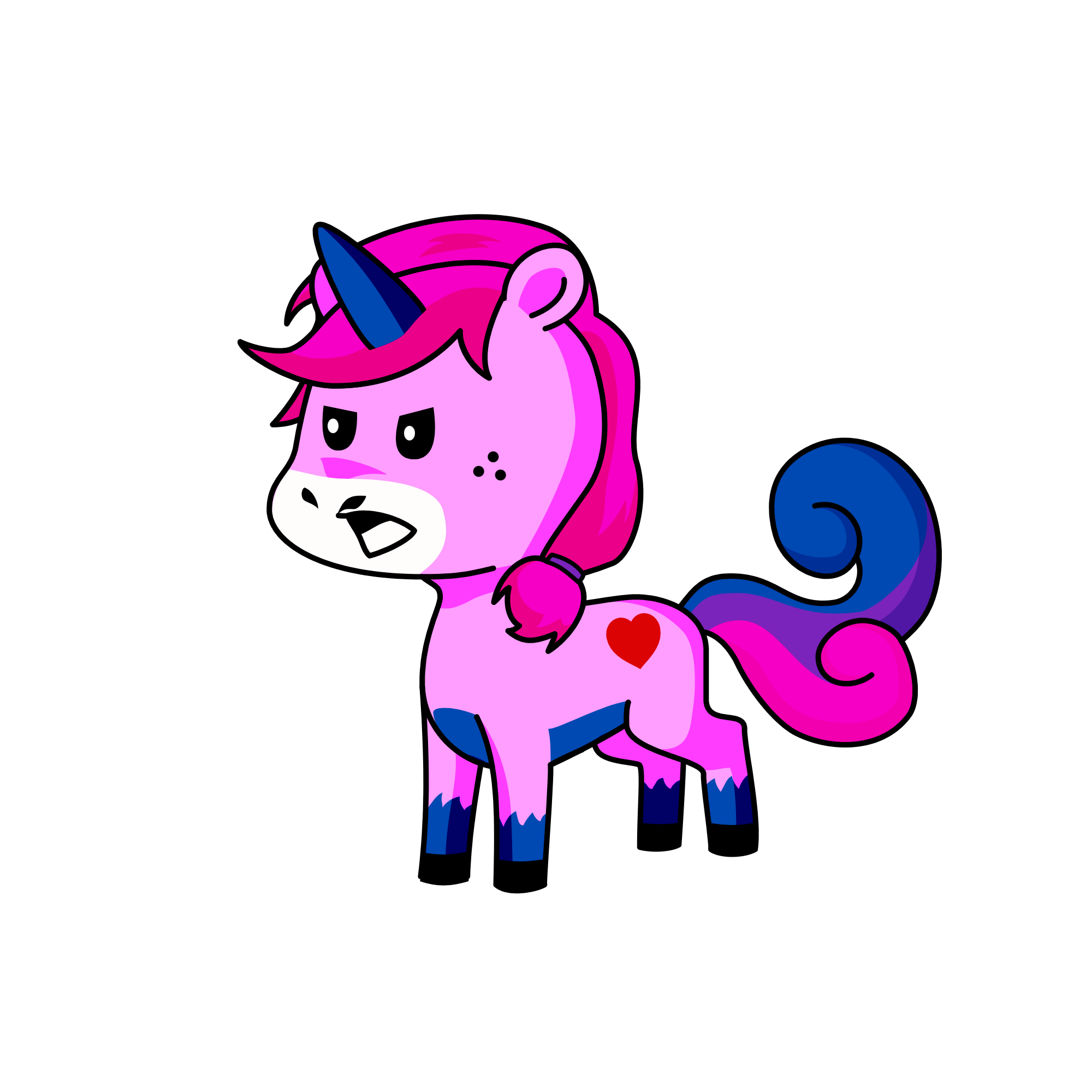 Hi , the unicorn