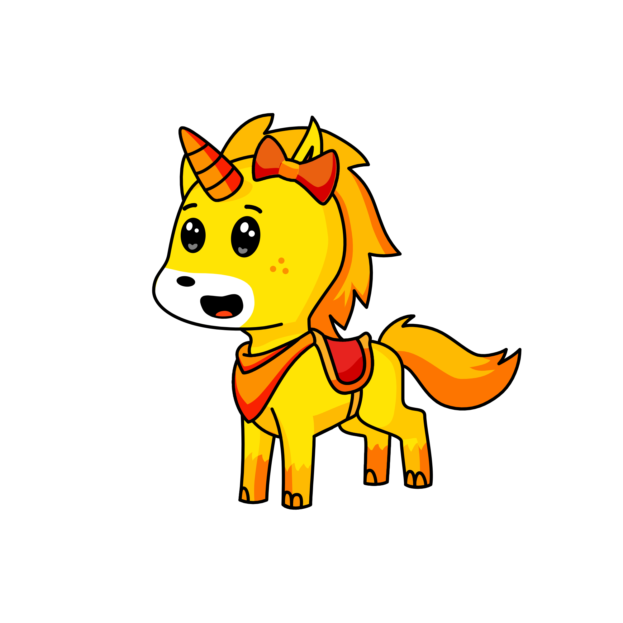 Dusk, the unicorn