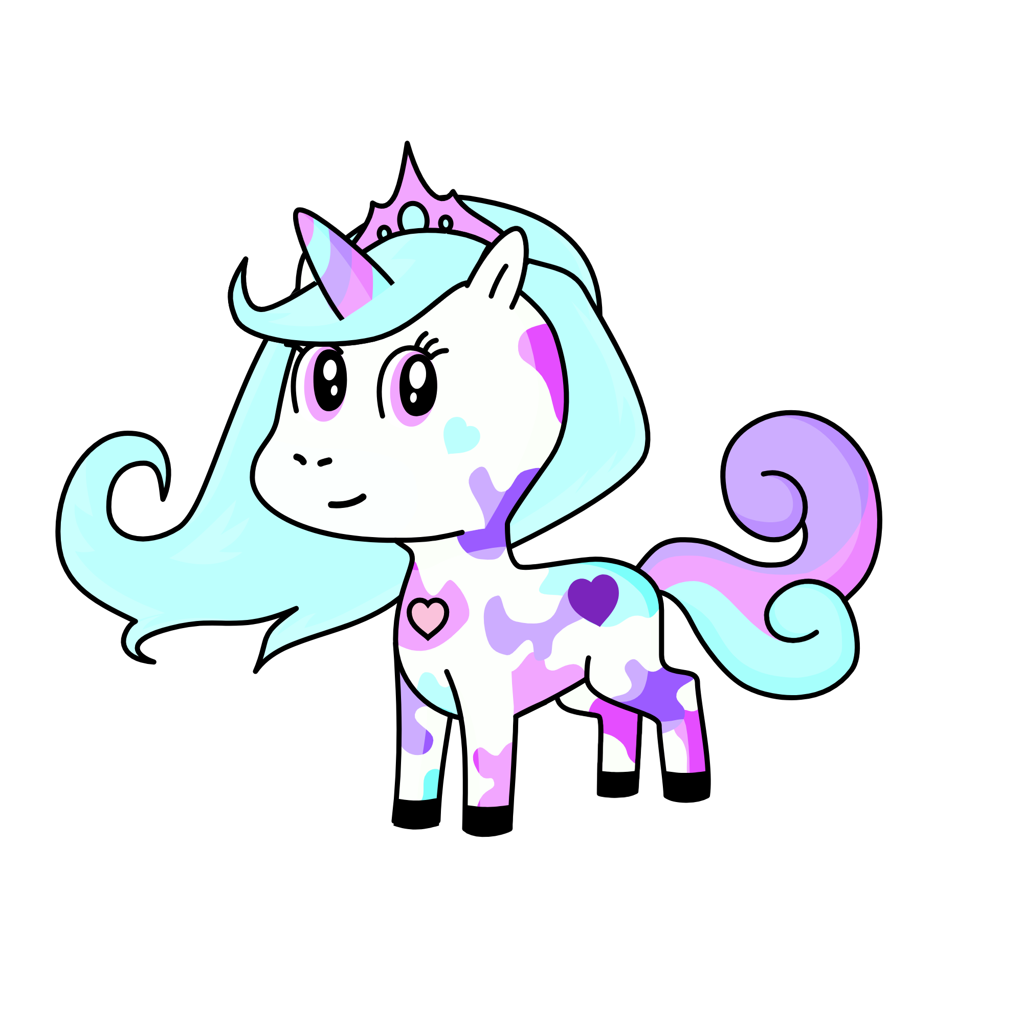 crystal, the unicorn