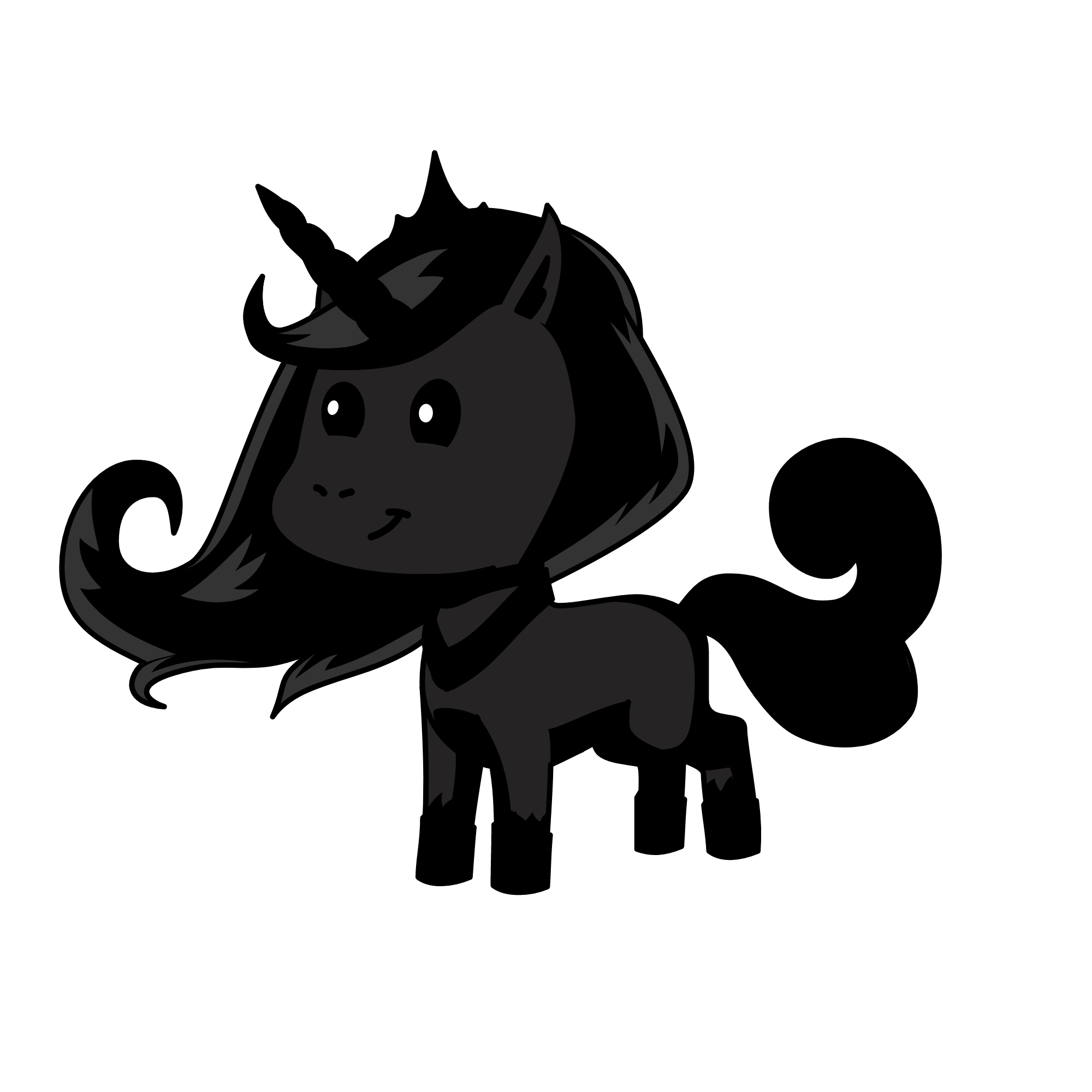 Midnight, the unicorn