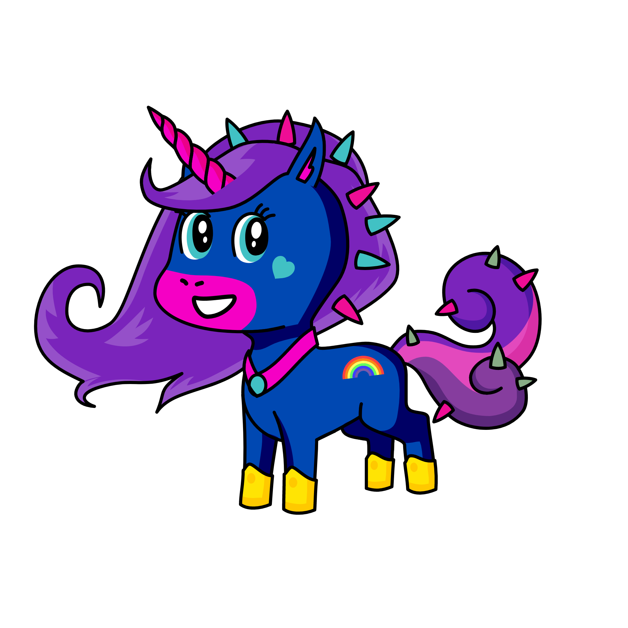 Princess Darkness, the unicorn